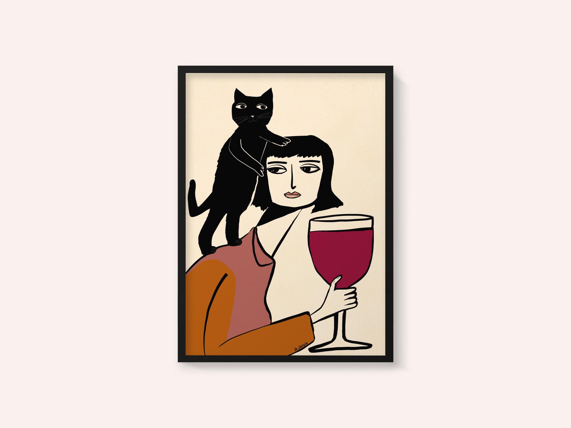 Wine and cat lover