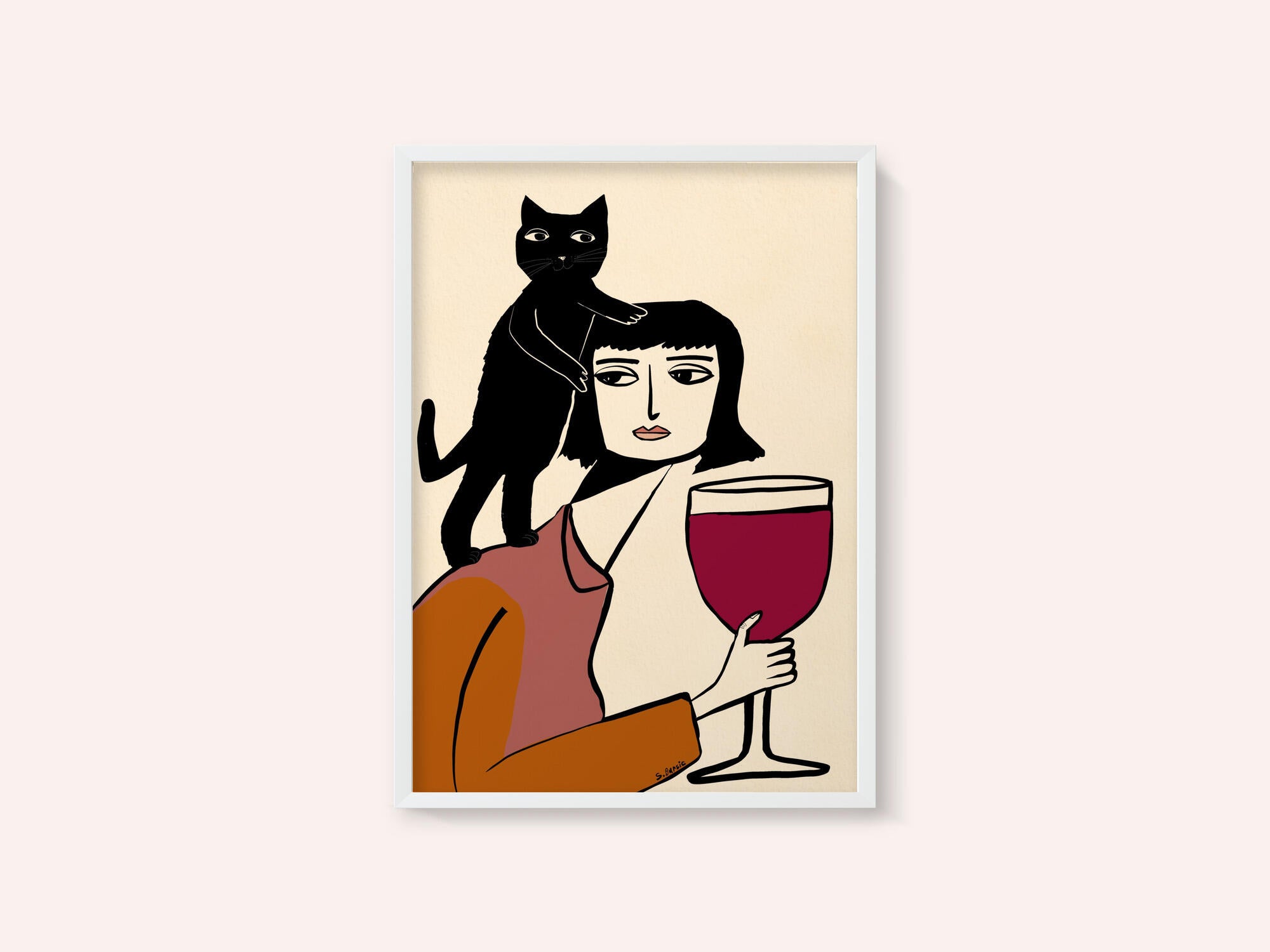 Wine and cat lover