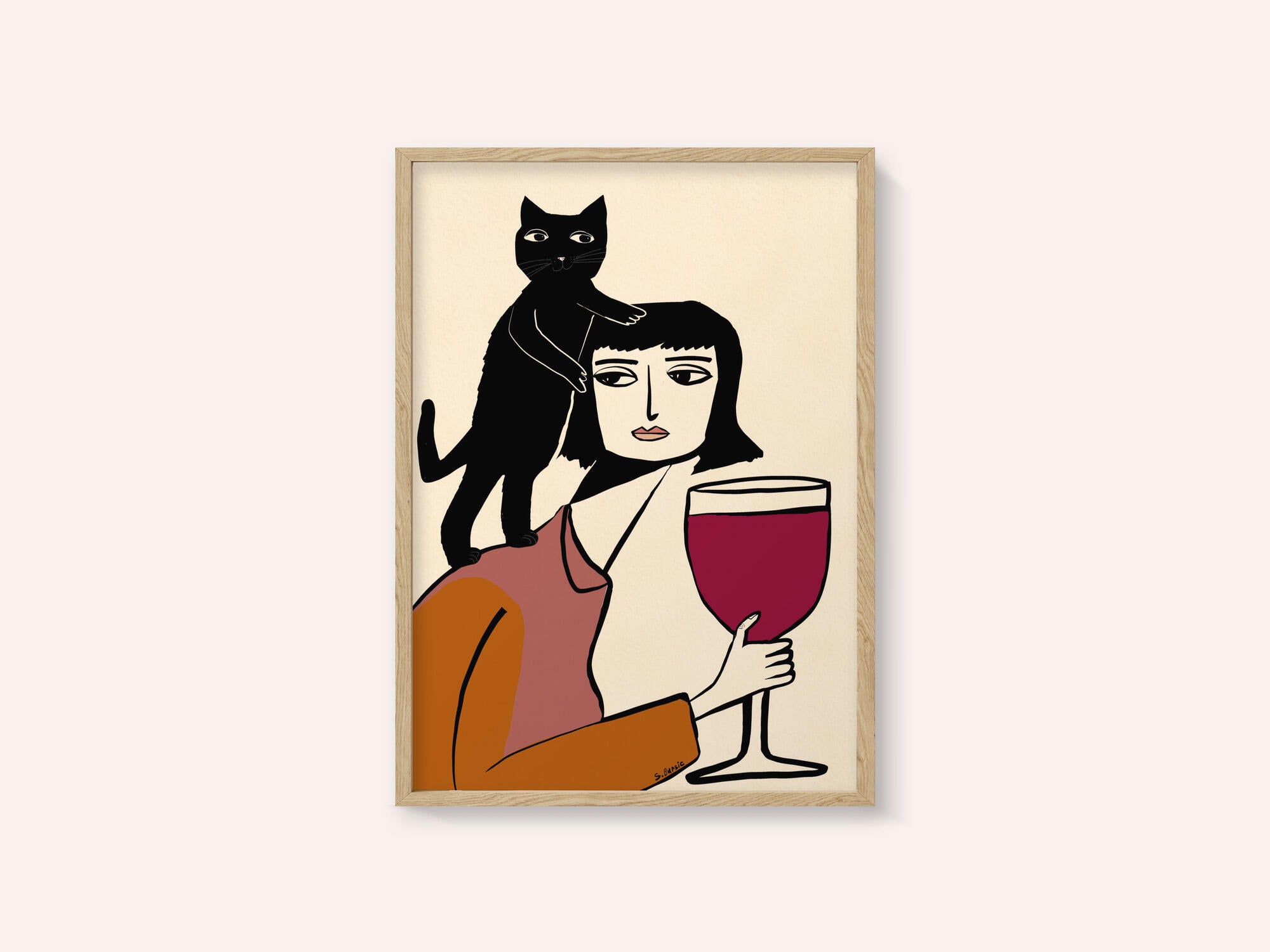 Wine and cat lover
