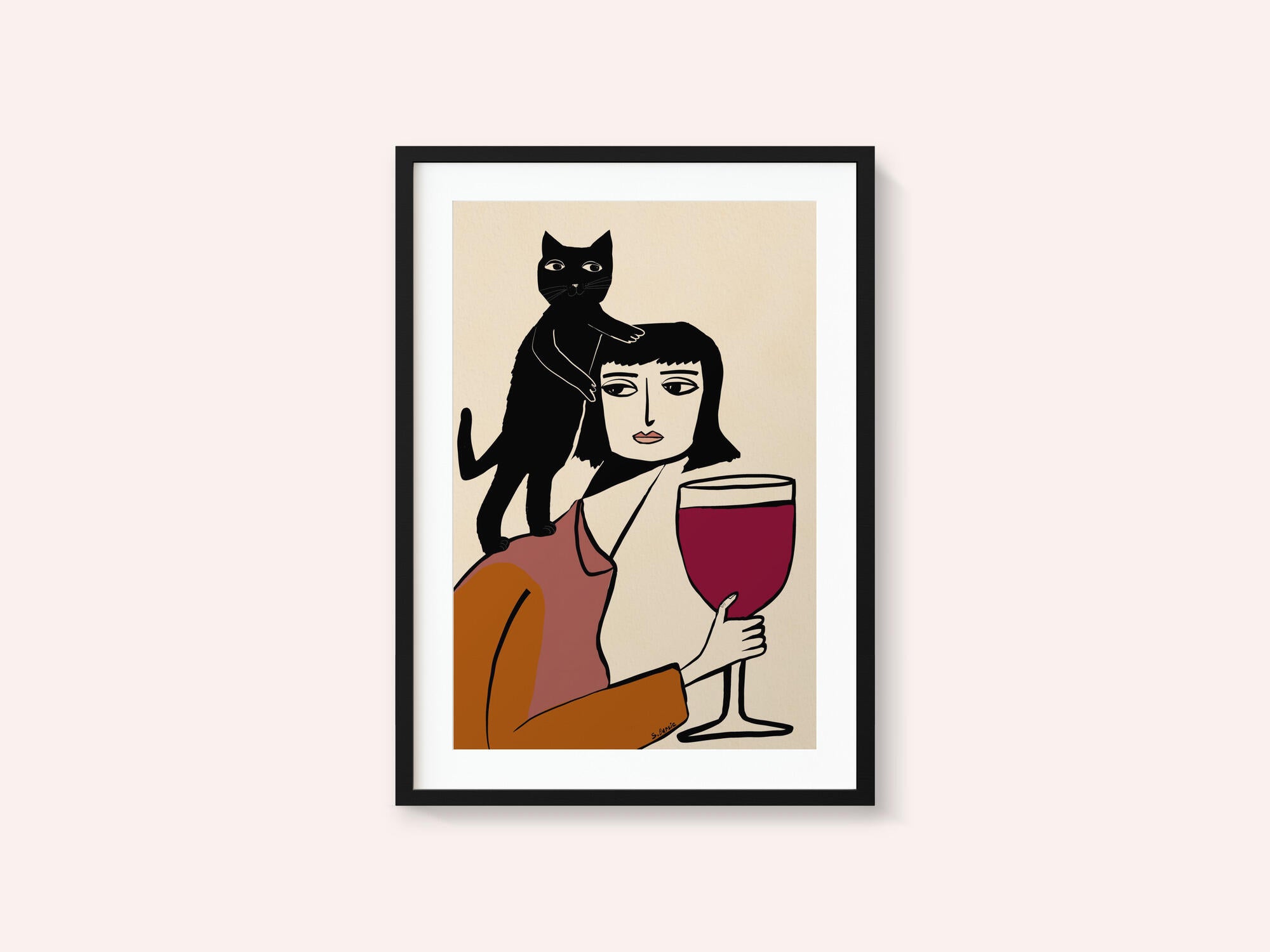 Wine and cat lover