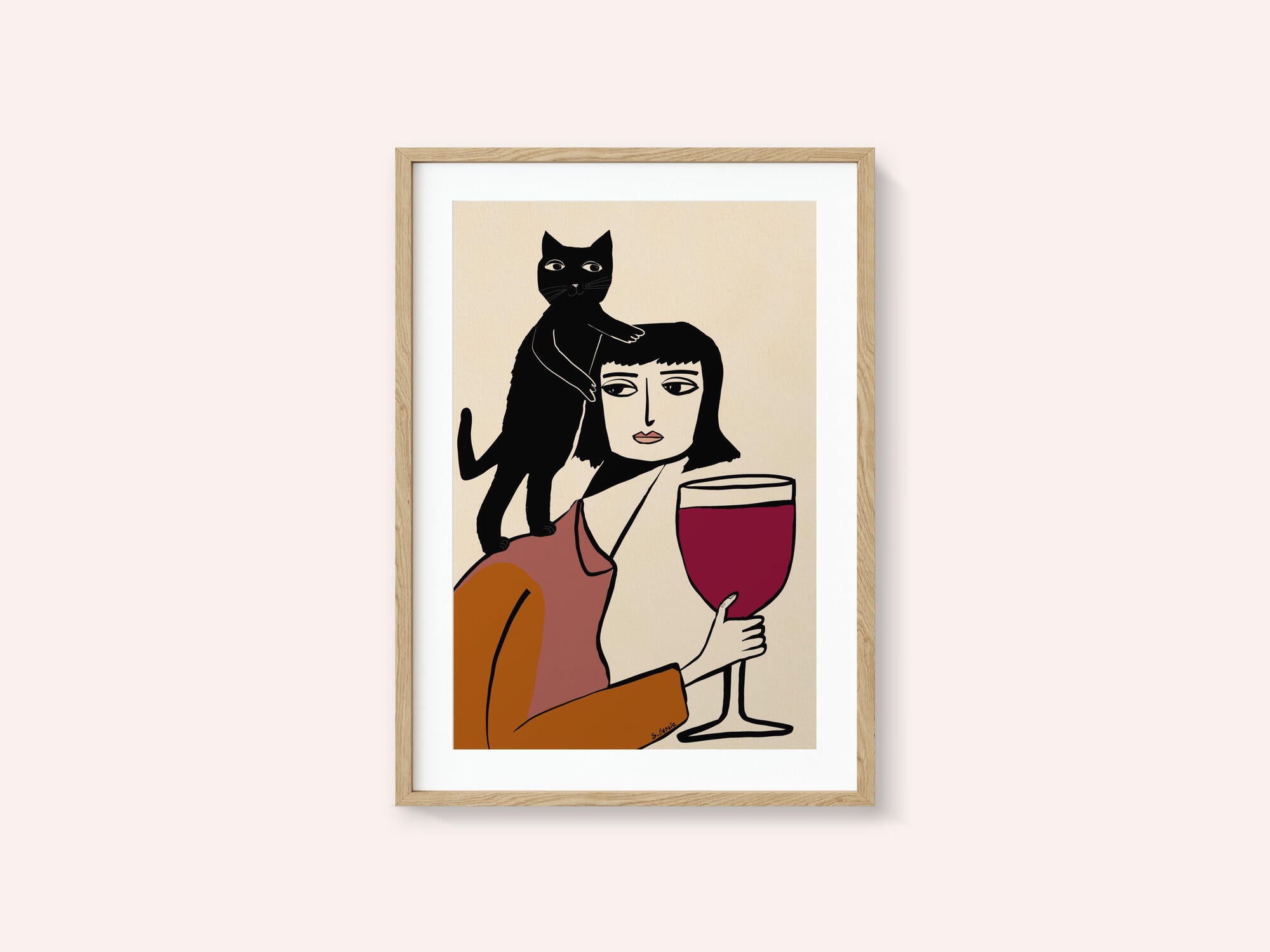 Wine and cat lover