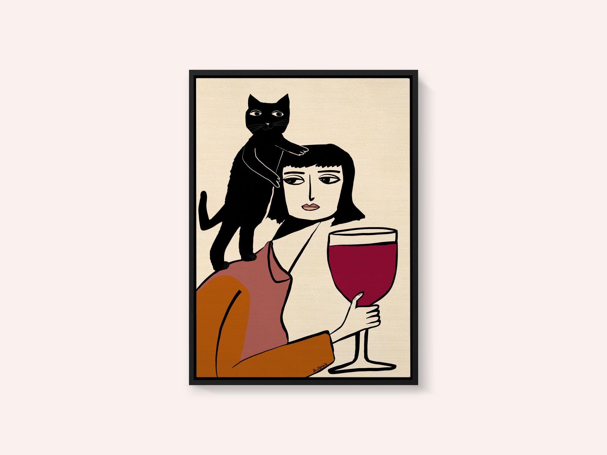 Wine and cat lover