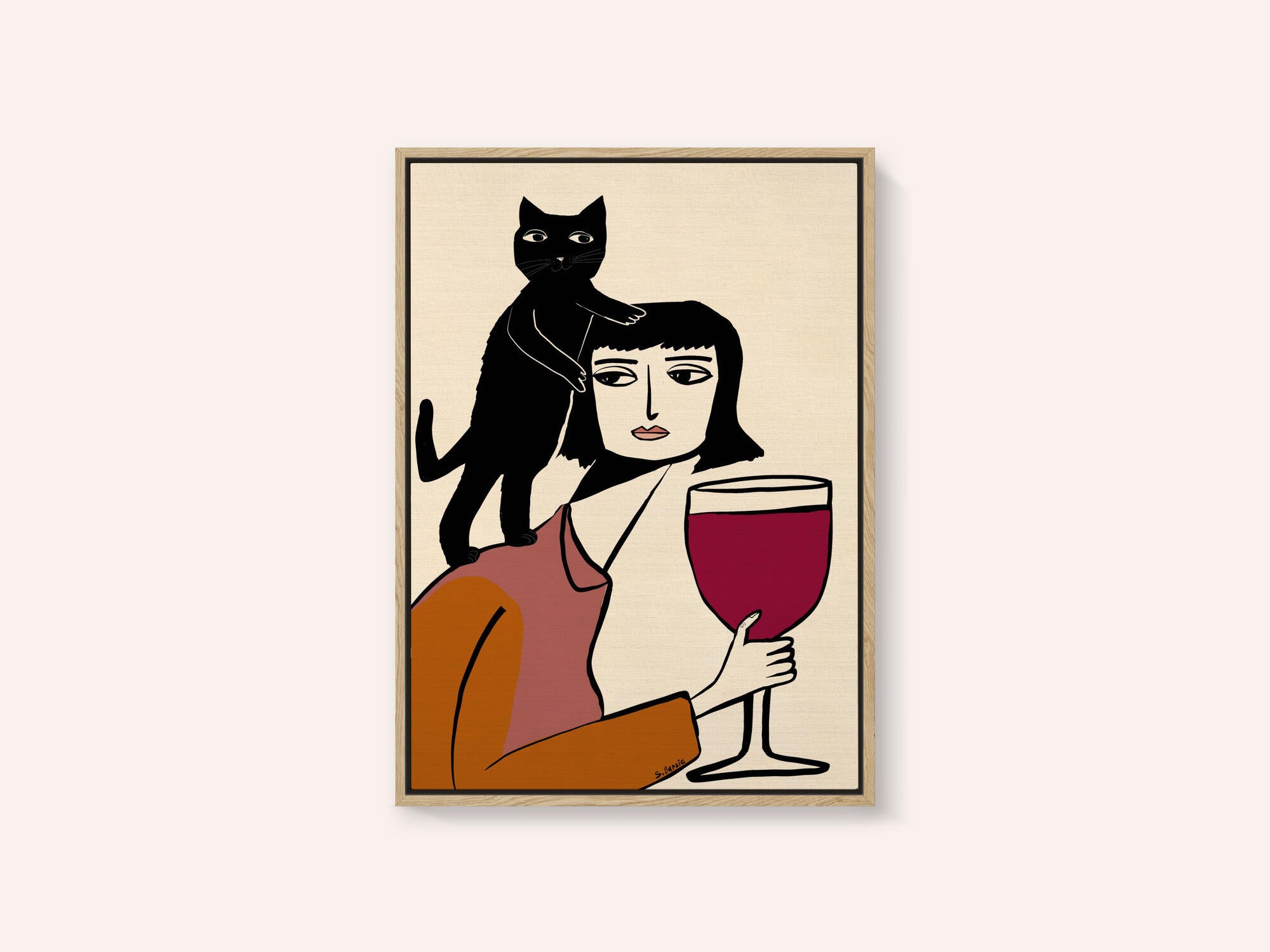 Wine and cat lover