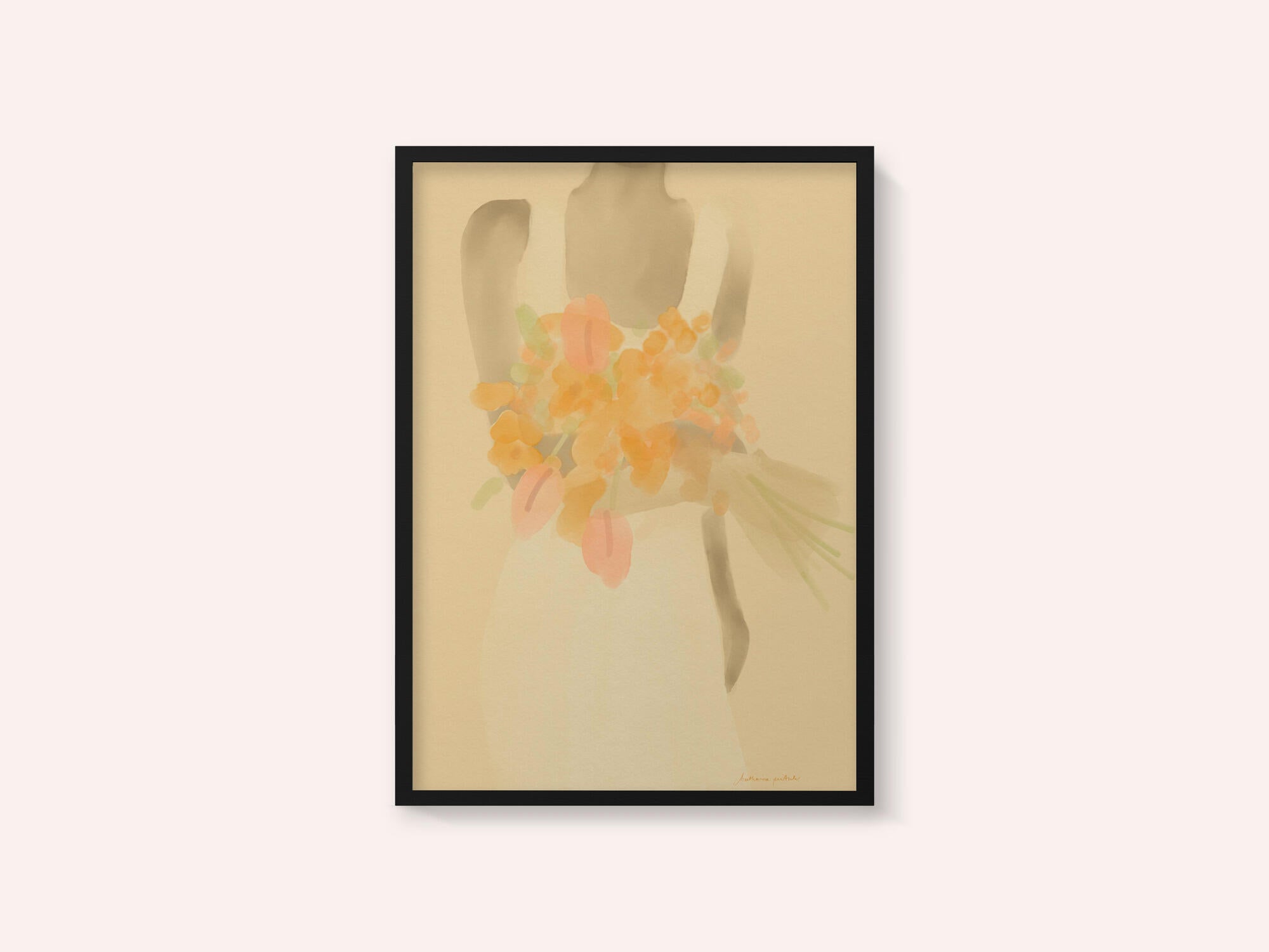 Girl With Orange Flowers