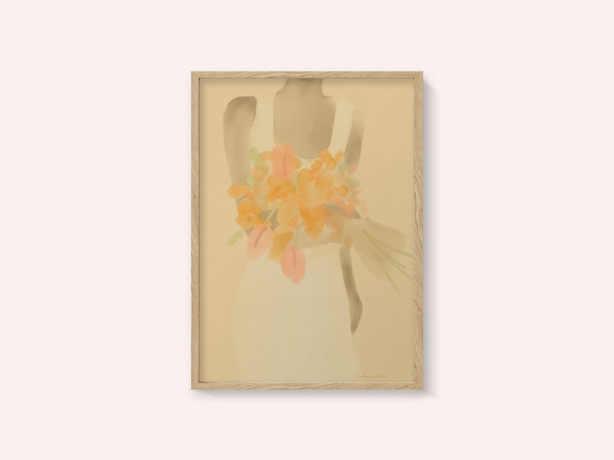 Girl With Orange Flowers