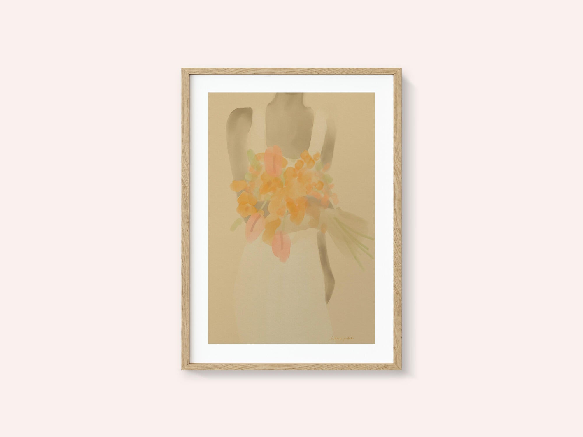 Girl With Orange Flowers