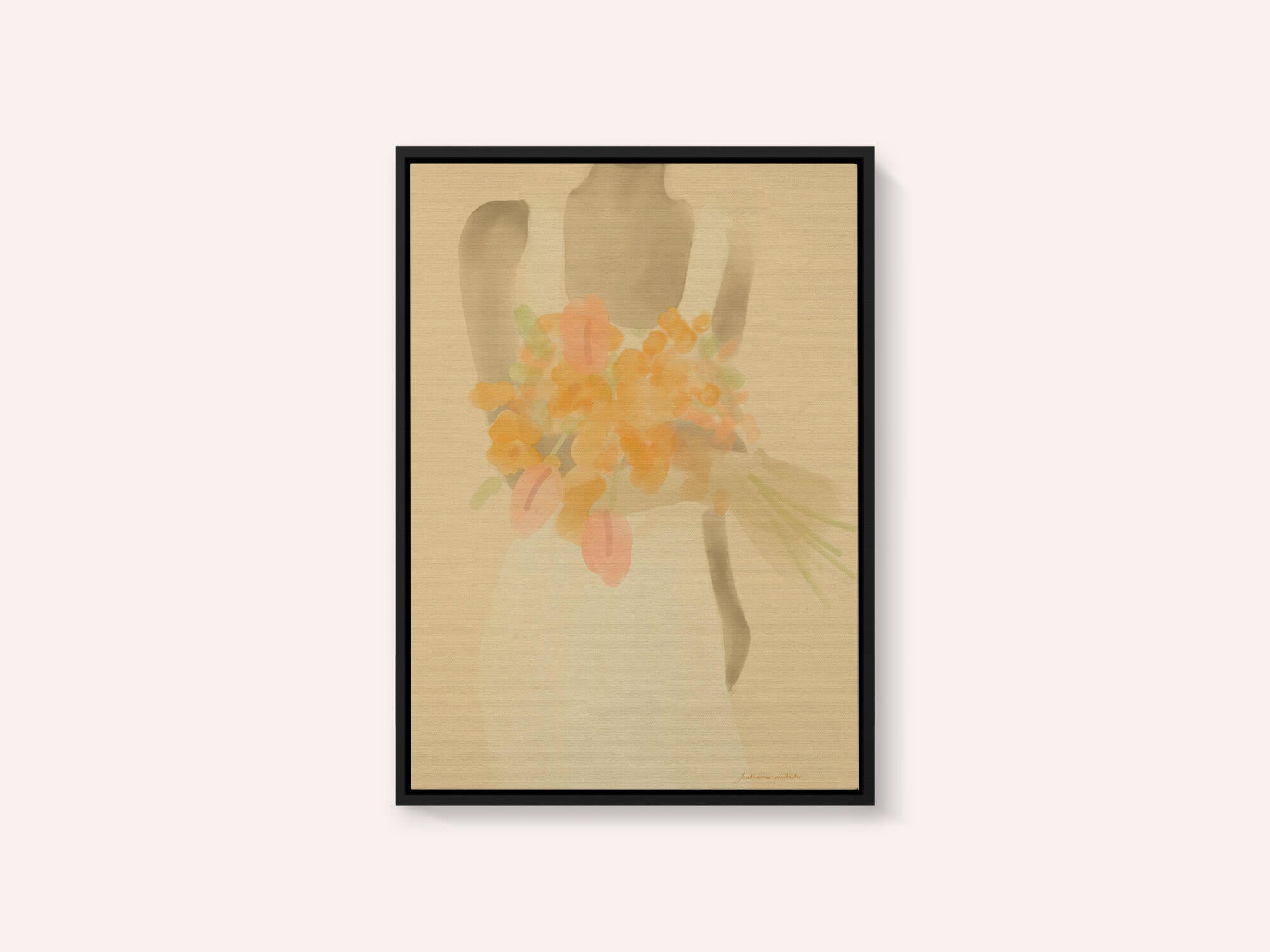 Girl With Orange Flowers
