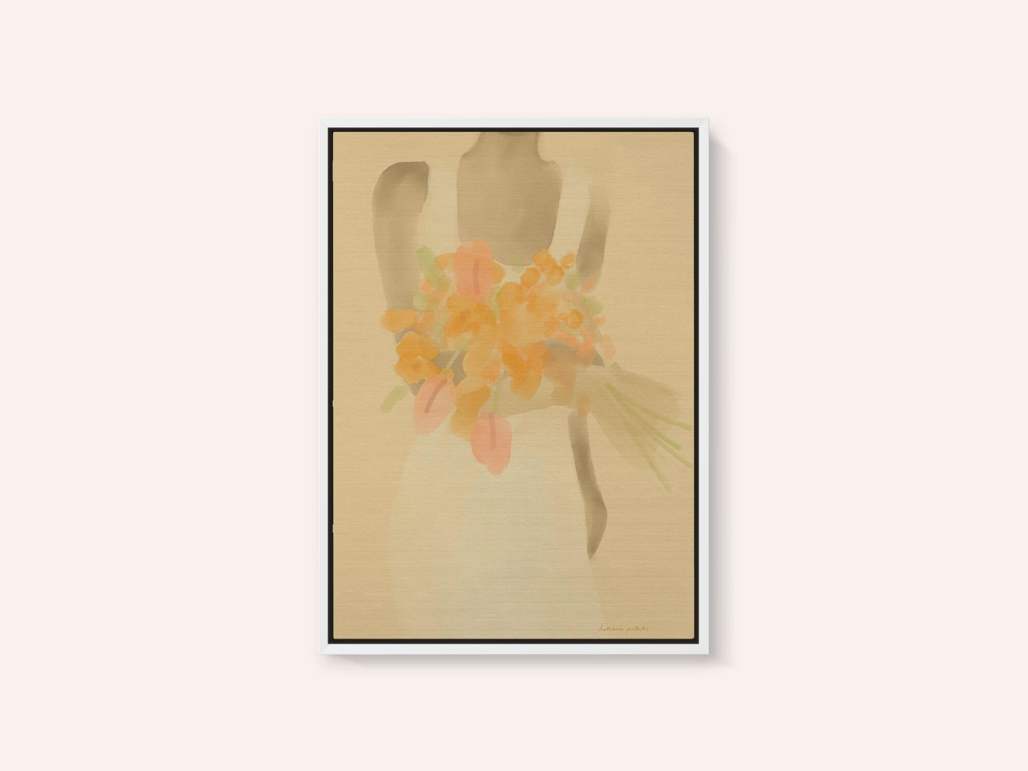 Girl With Orange Flowers
