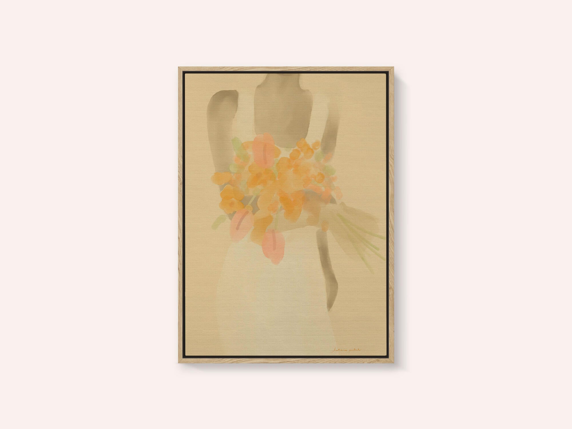 Girl With Orange Flowers