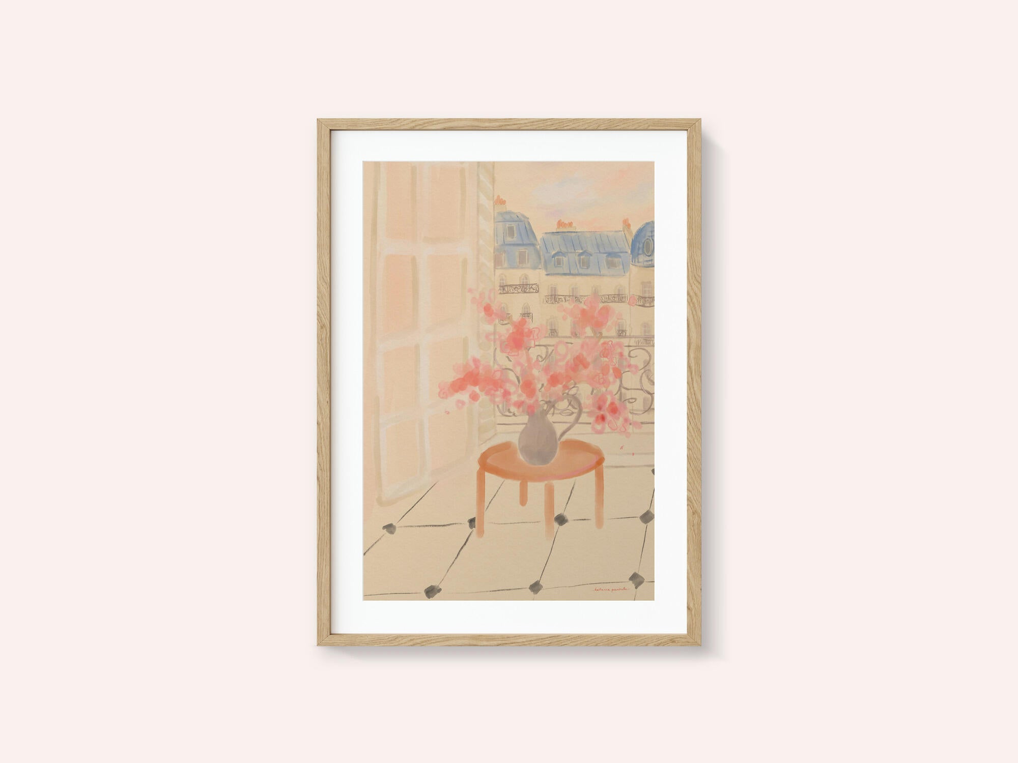 Cherry Blossoms In Parisian Apartment