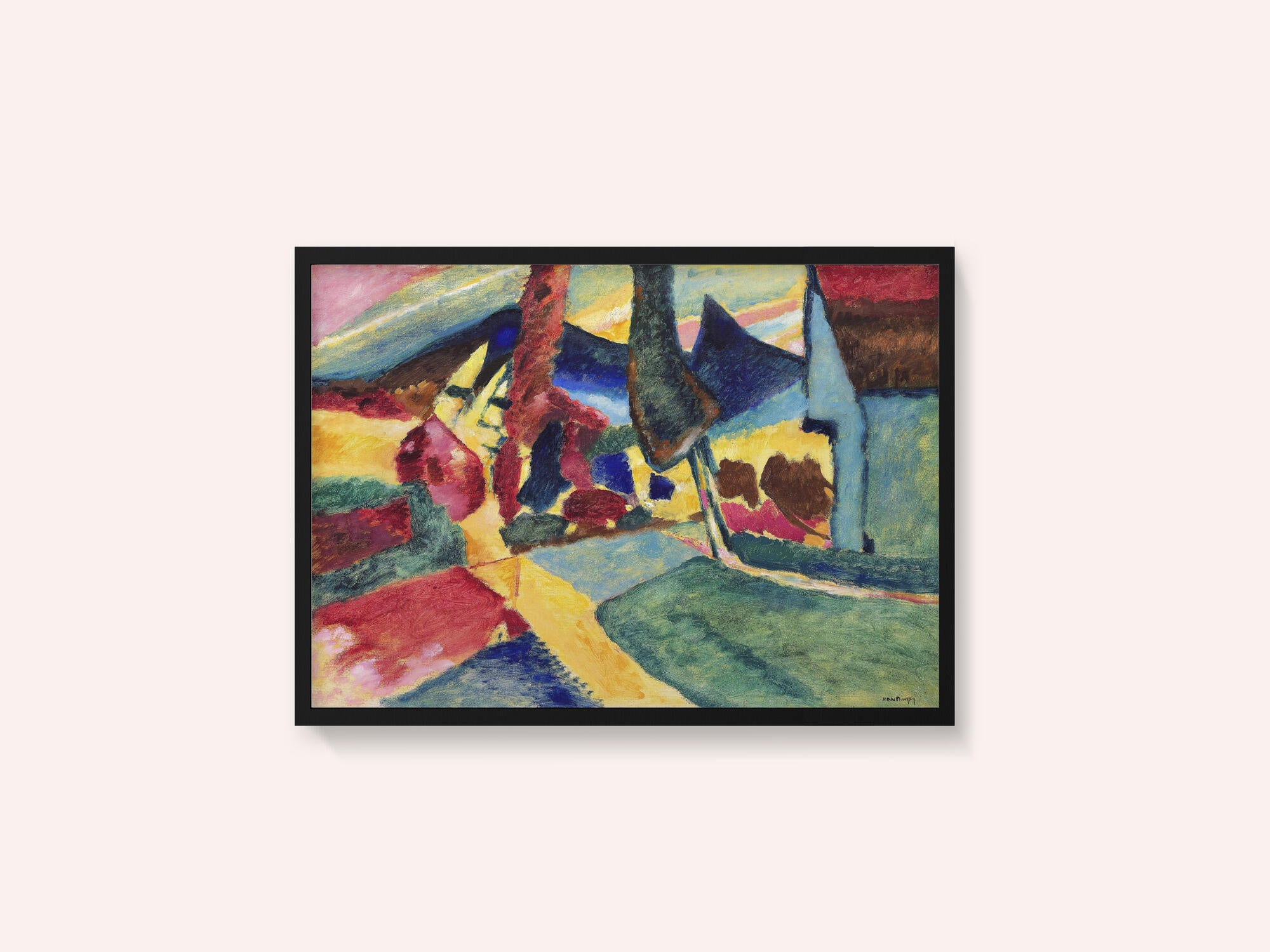 Landscape With Two Poplars (1912)
