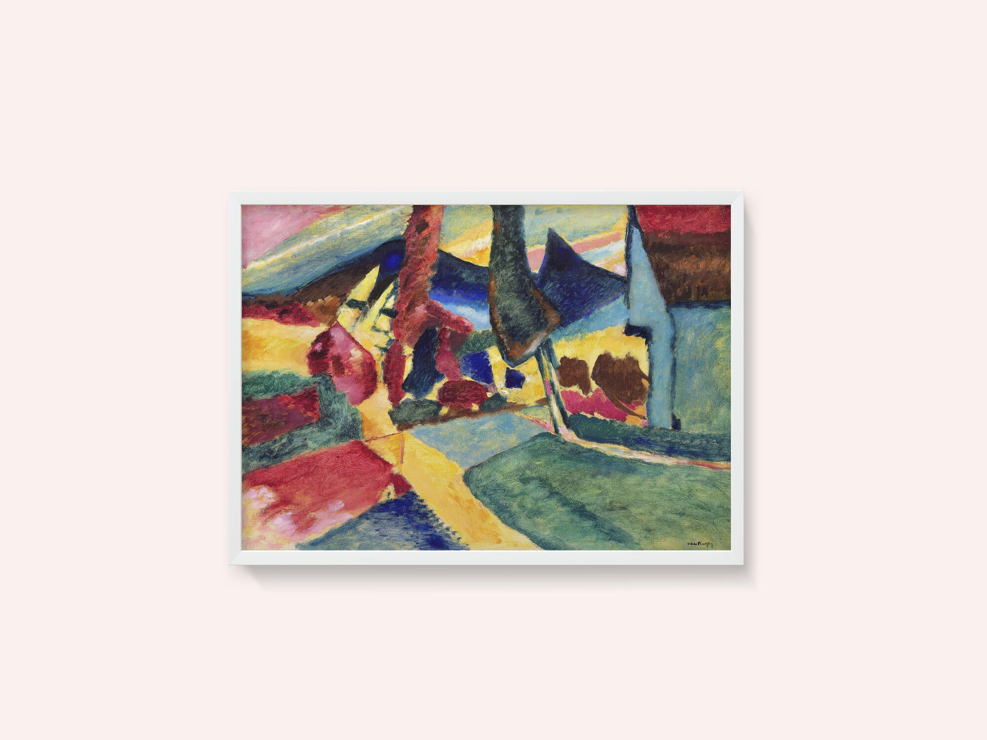 Landscape With Two Poplars (1912)
