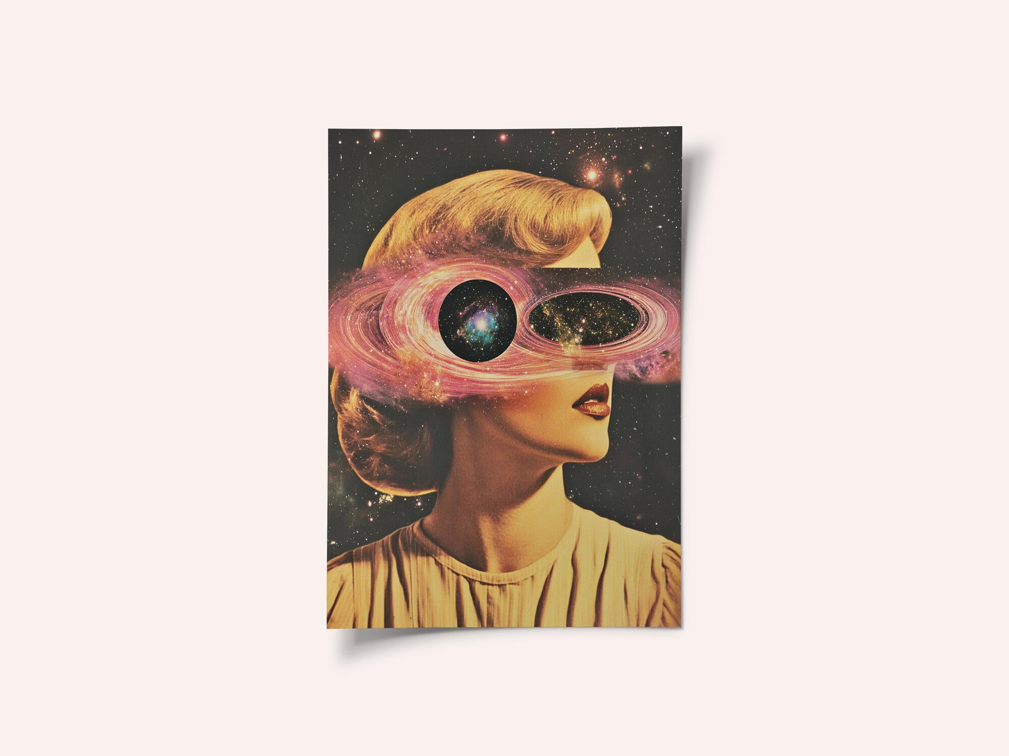 A Woman with Cosmic Elements