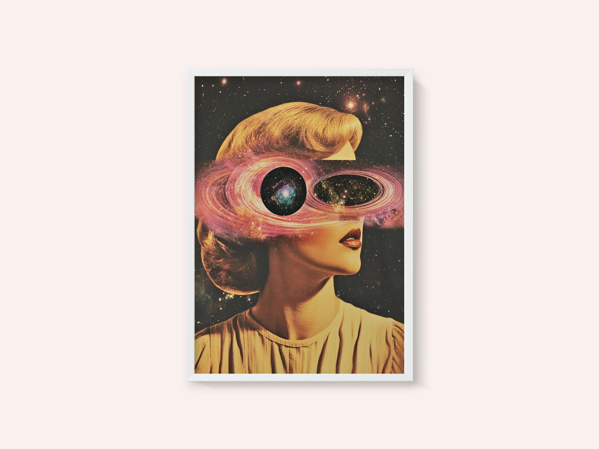 A Woman with Cosmic Elements