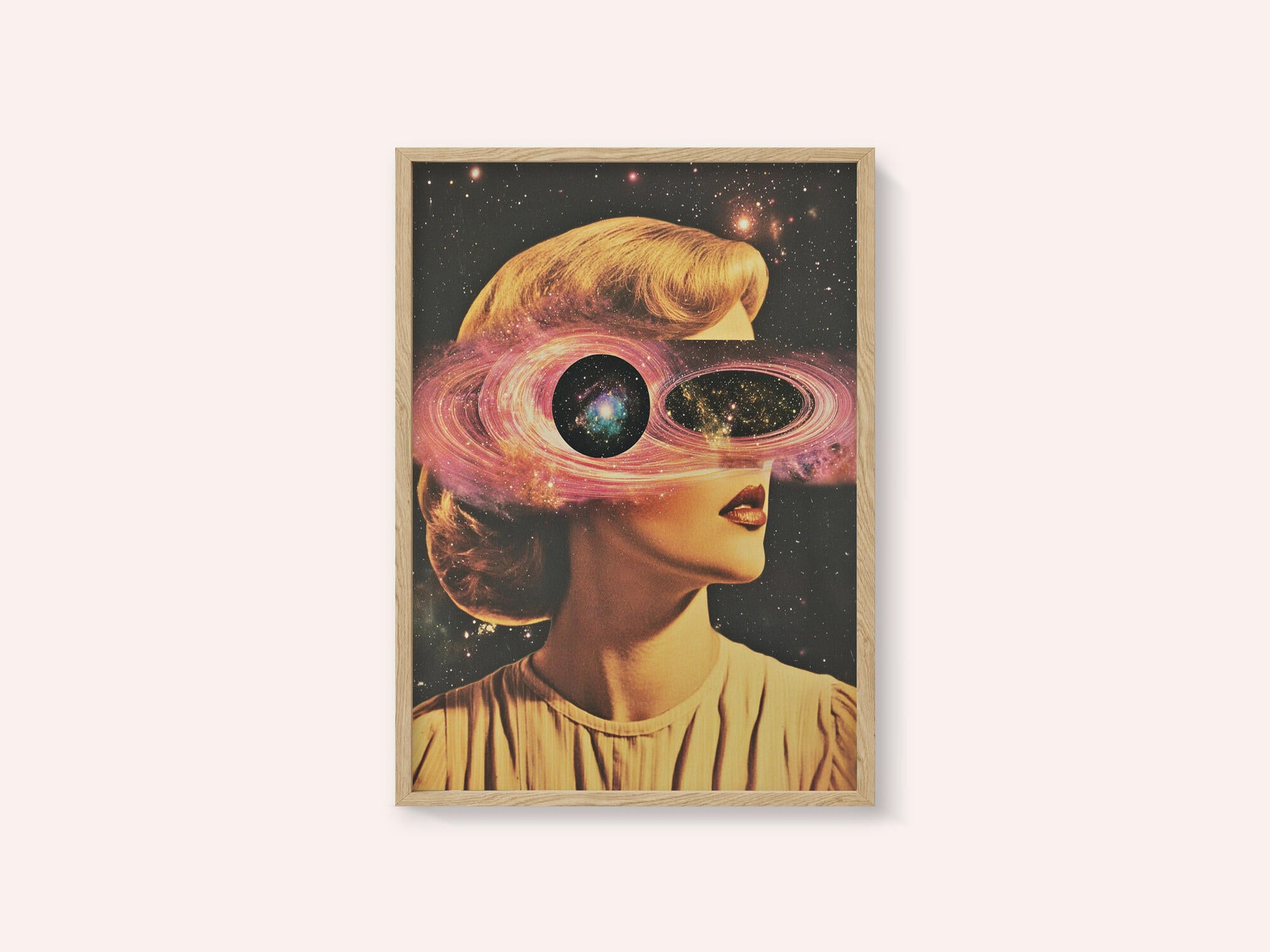 A Woman with Cosmic Elements