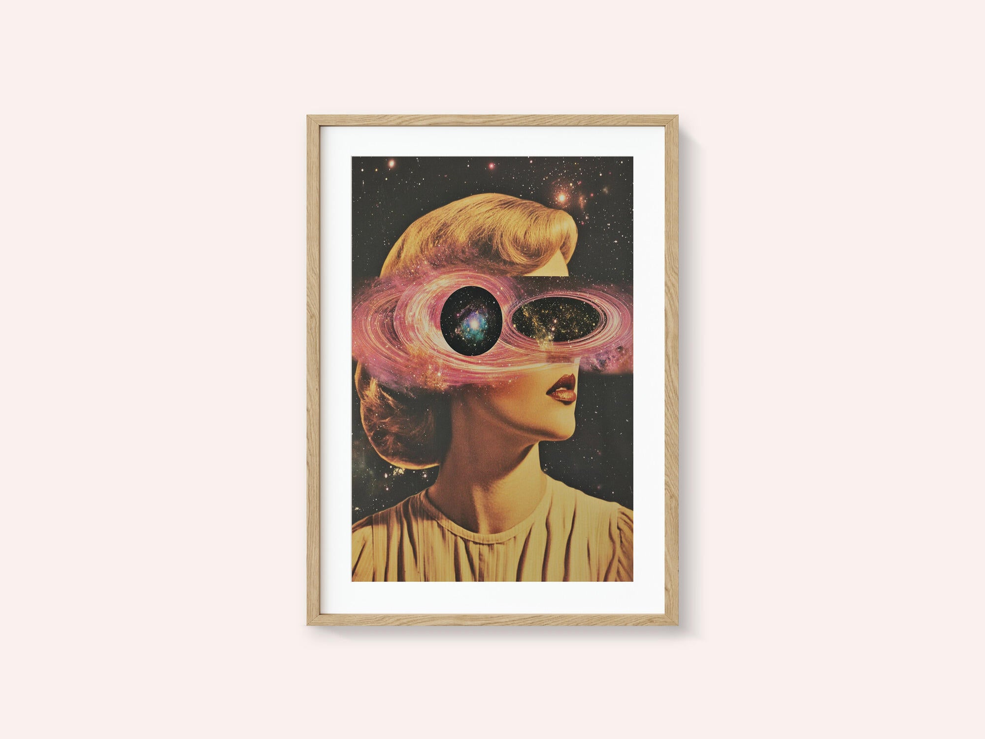A Woman with Cosmic Elements