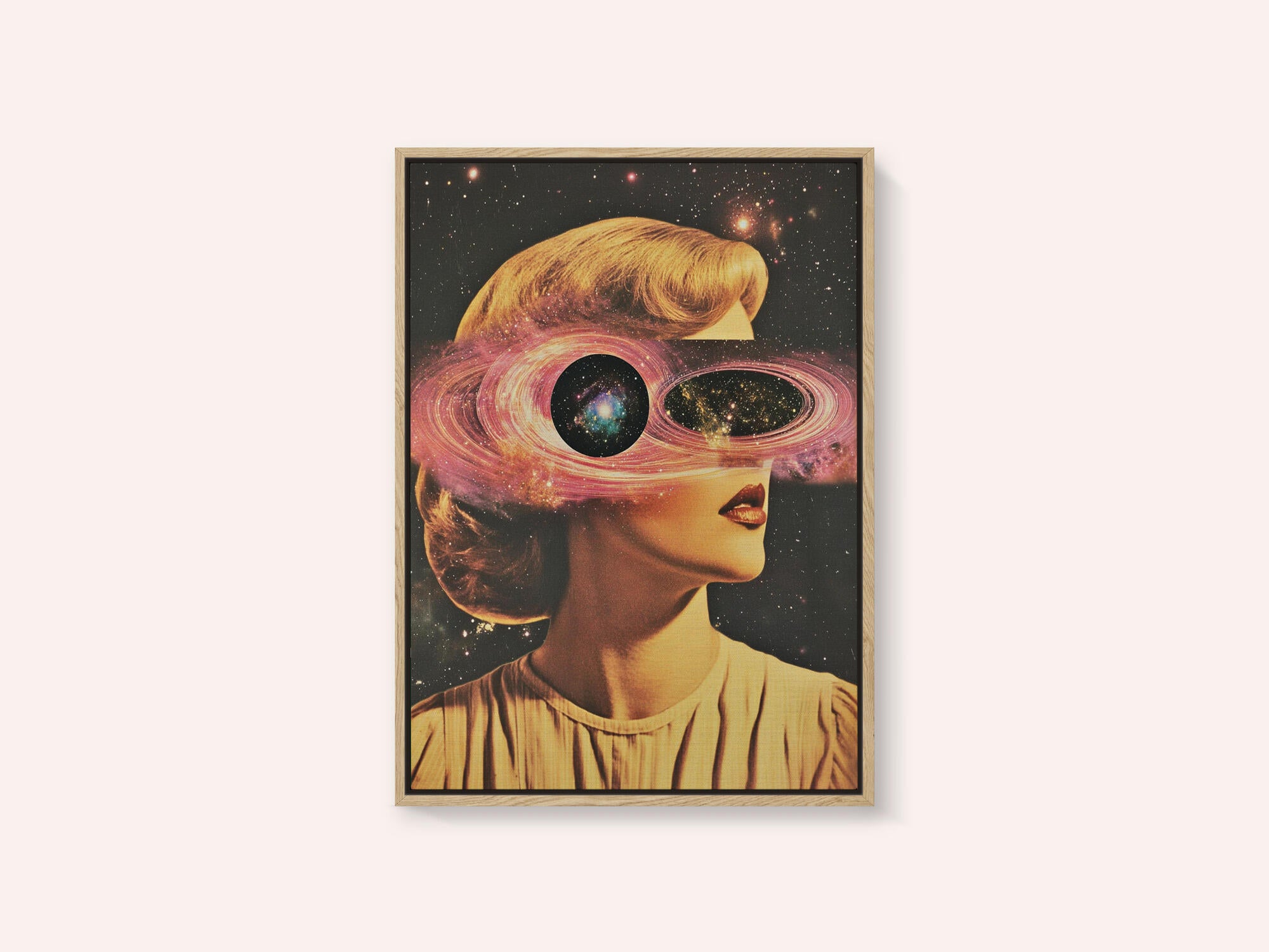 A Woman with Cosmic Elements
