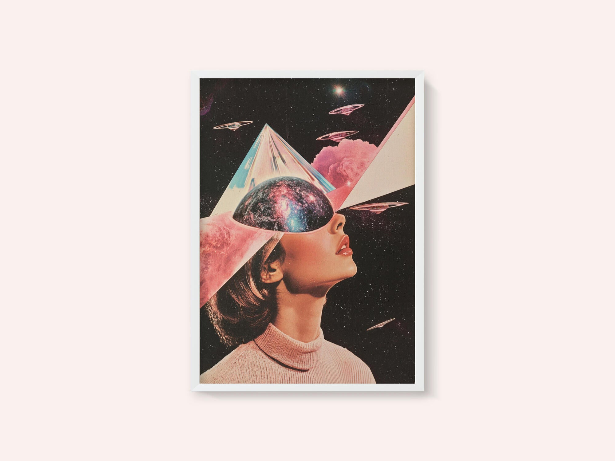 A Woman with Cosmic Elements