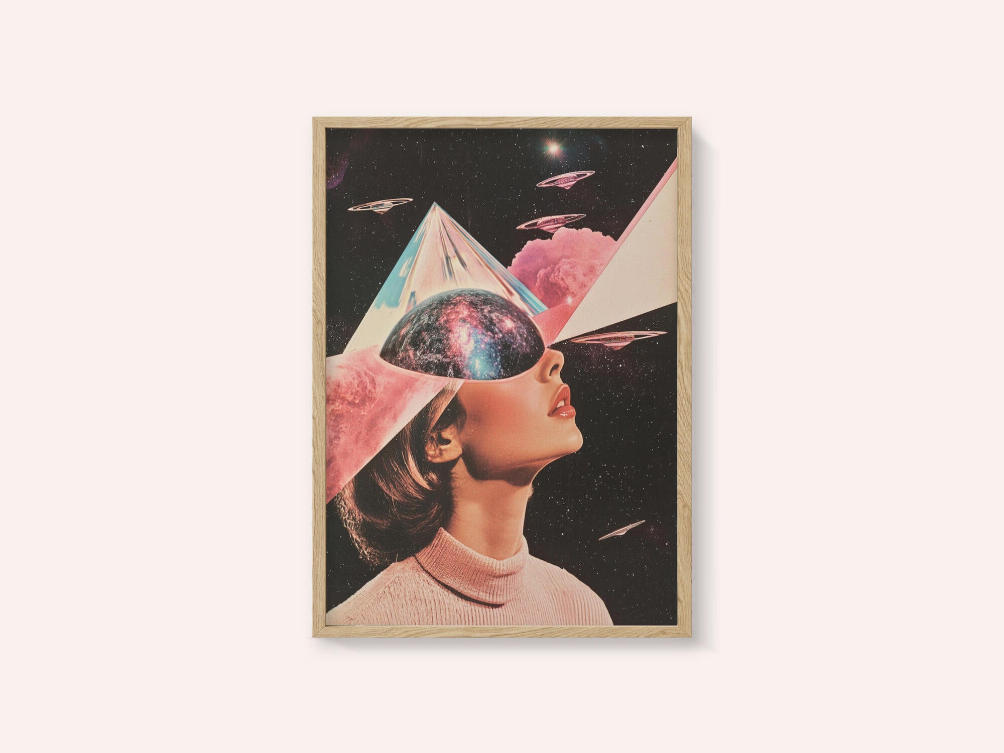 A Woman with Cosmic Elements