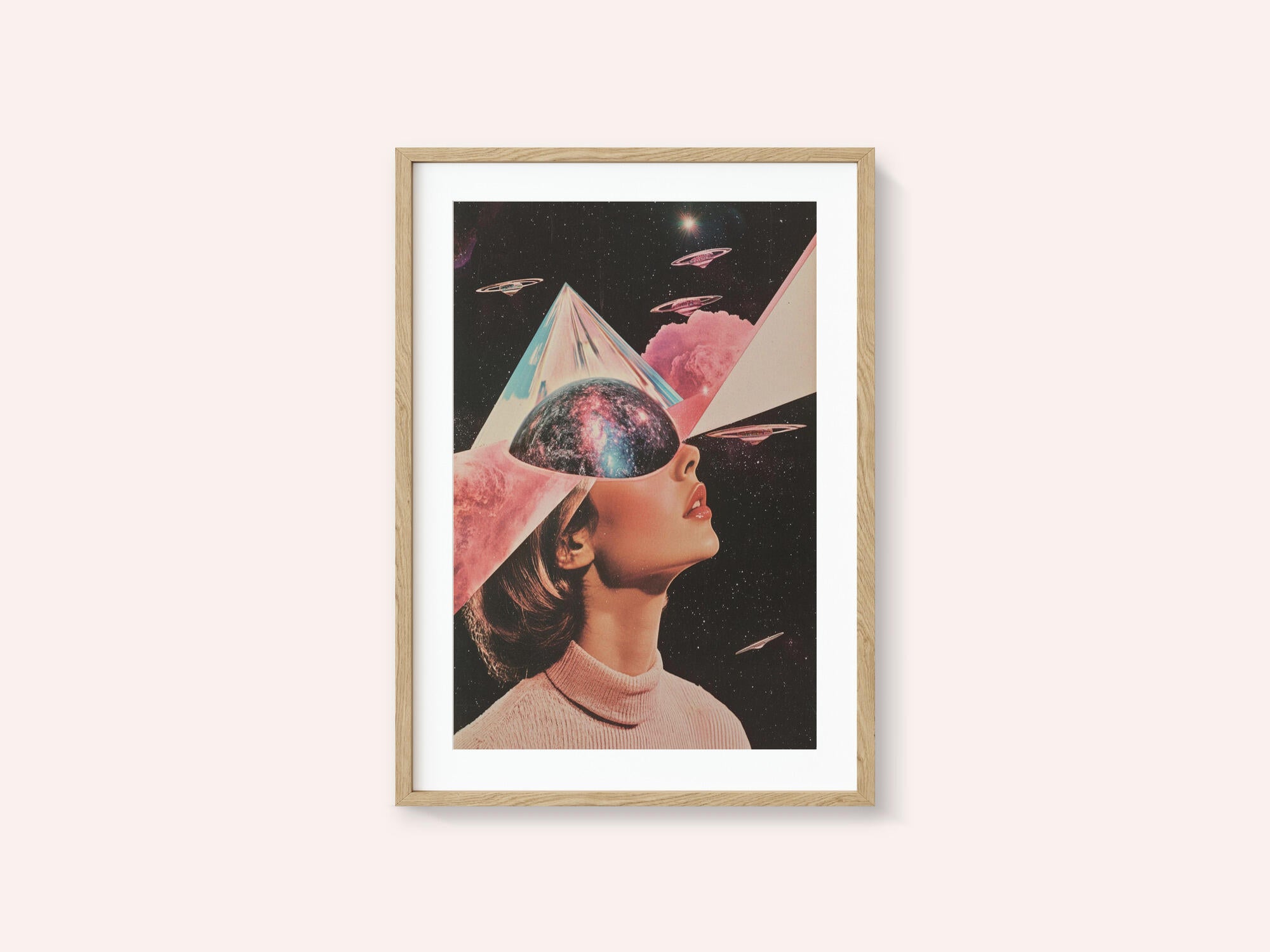 A Woman with Cosmic Elements