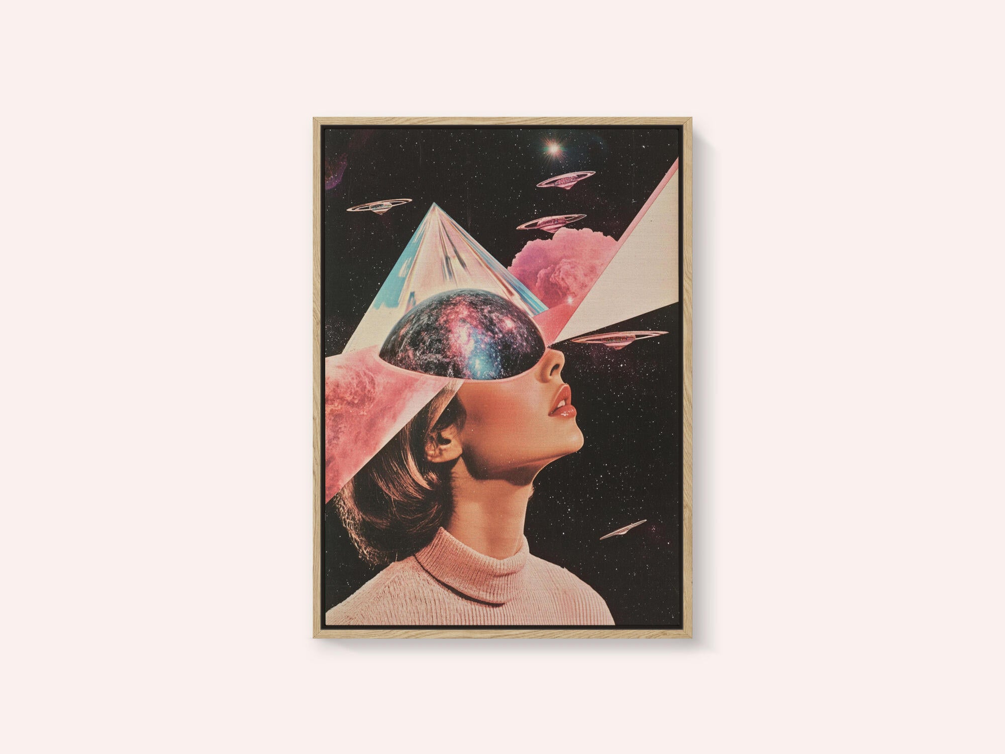 A Woman with Cosmic Elements