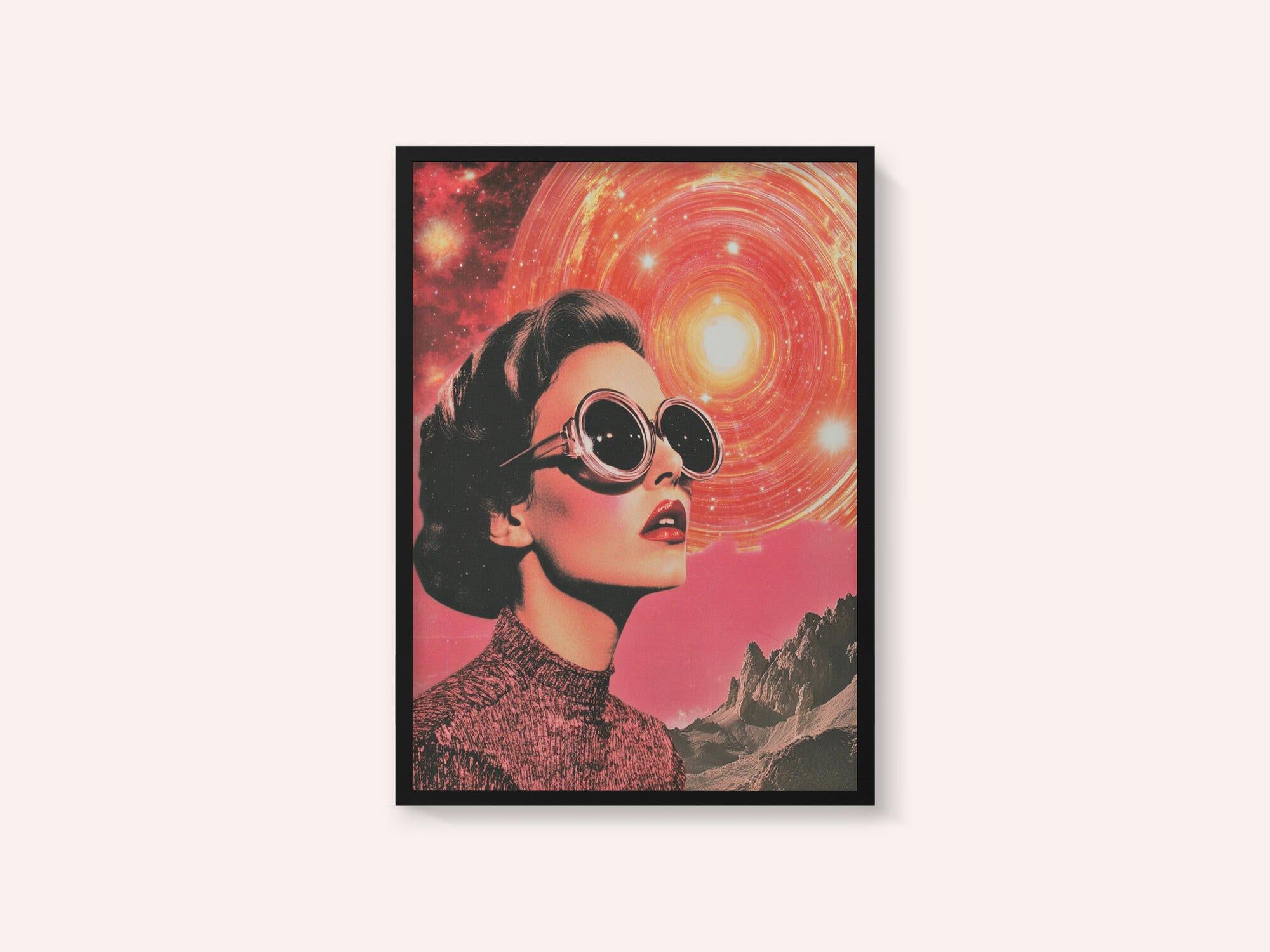 Space Vision Vintage Collage
