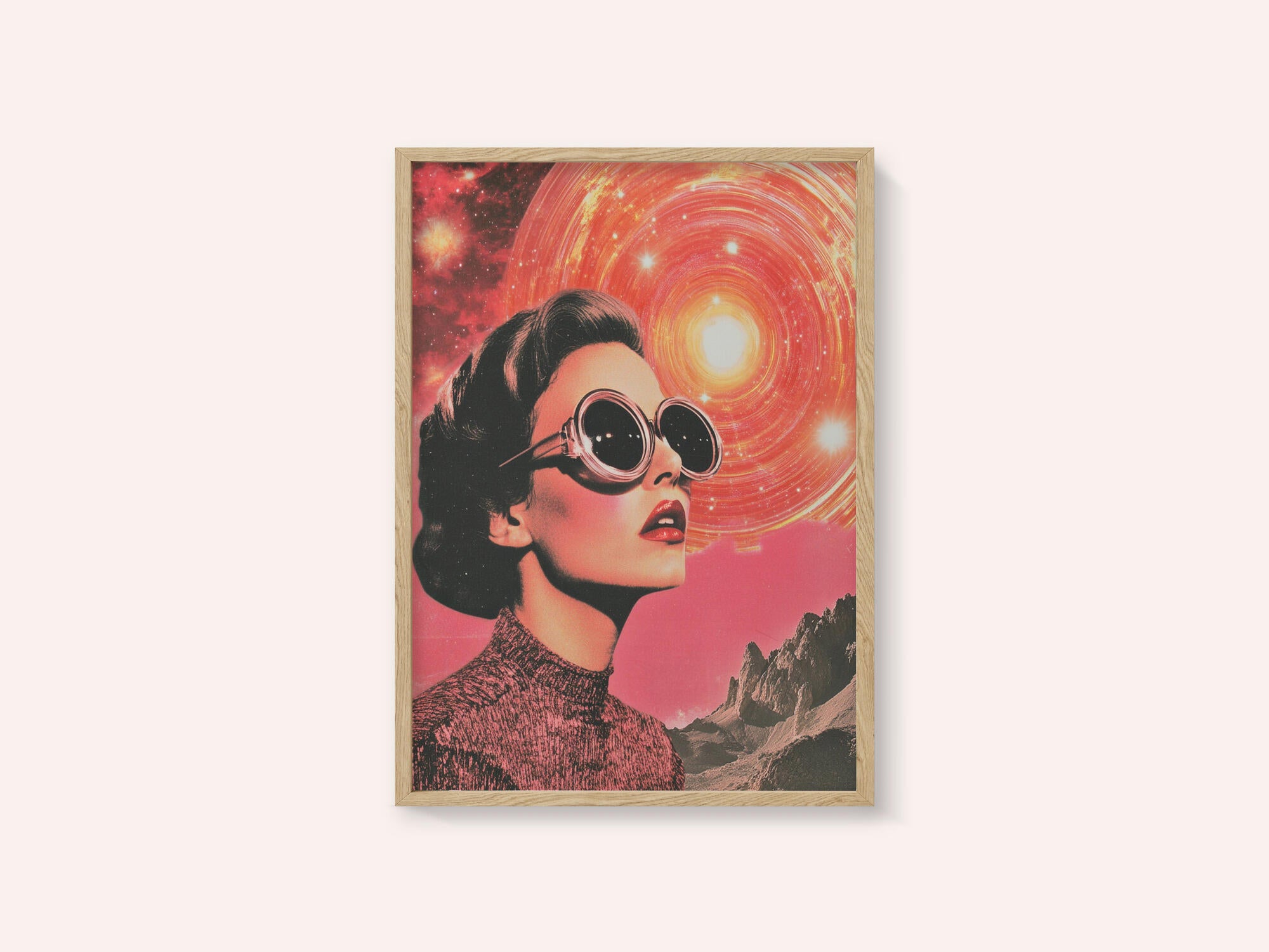 Space Vision Vintage Collage