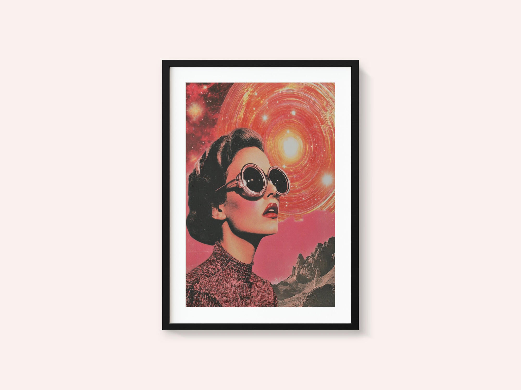 Space Vision Vintage Collage