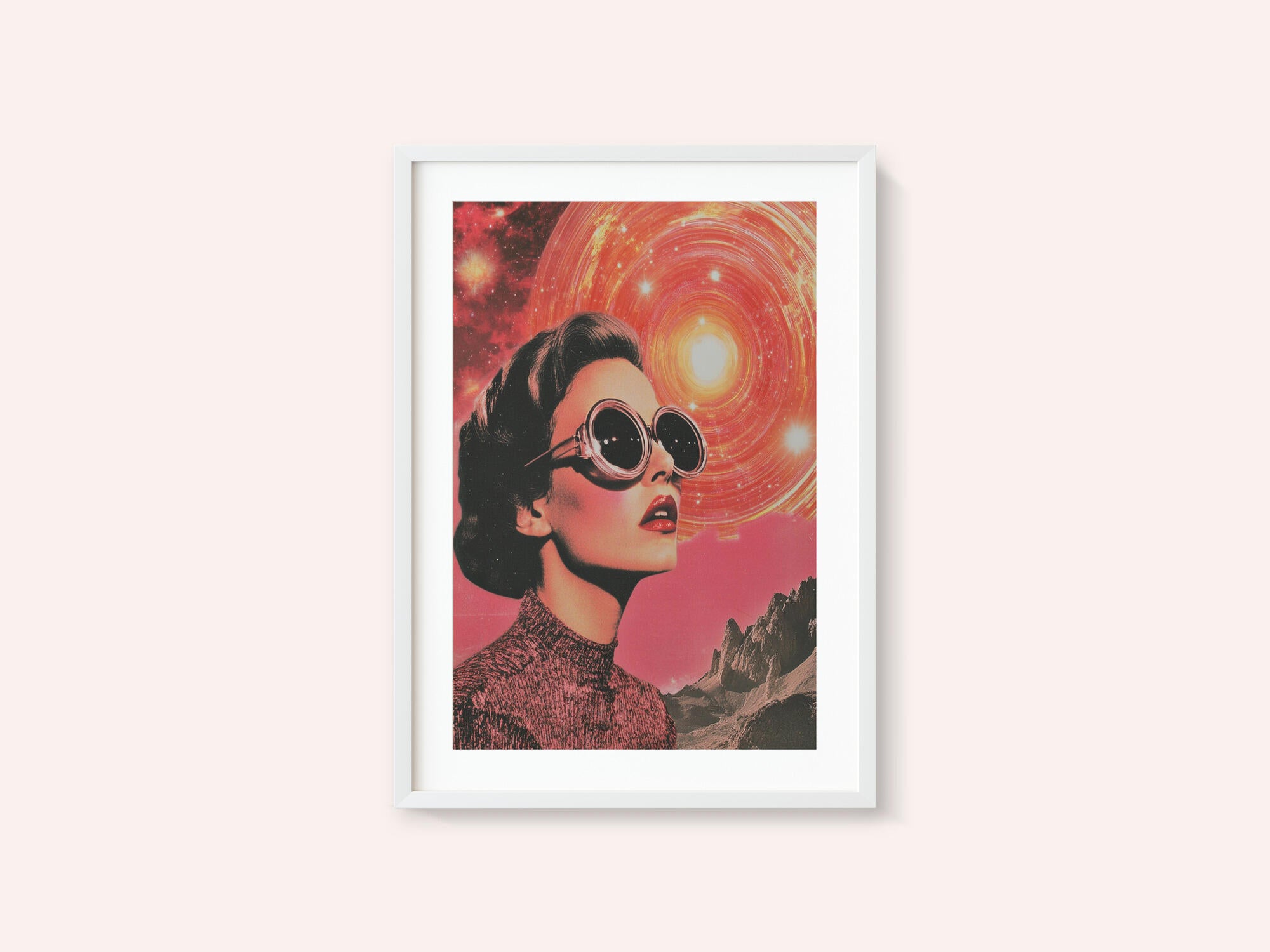 Space Vision Vintage Collage