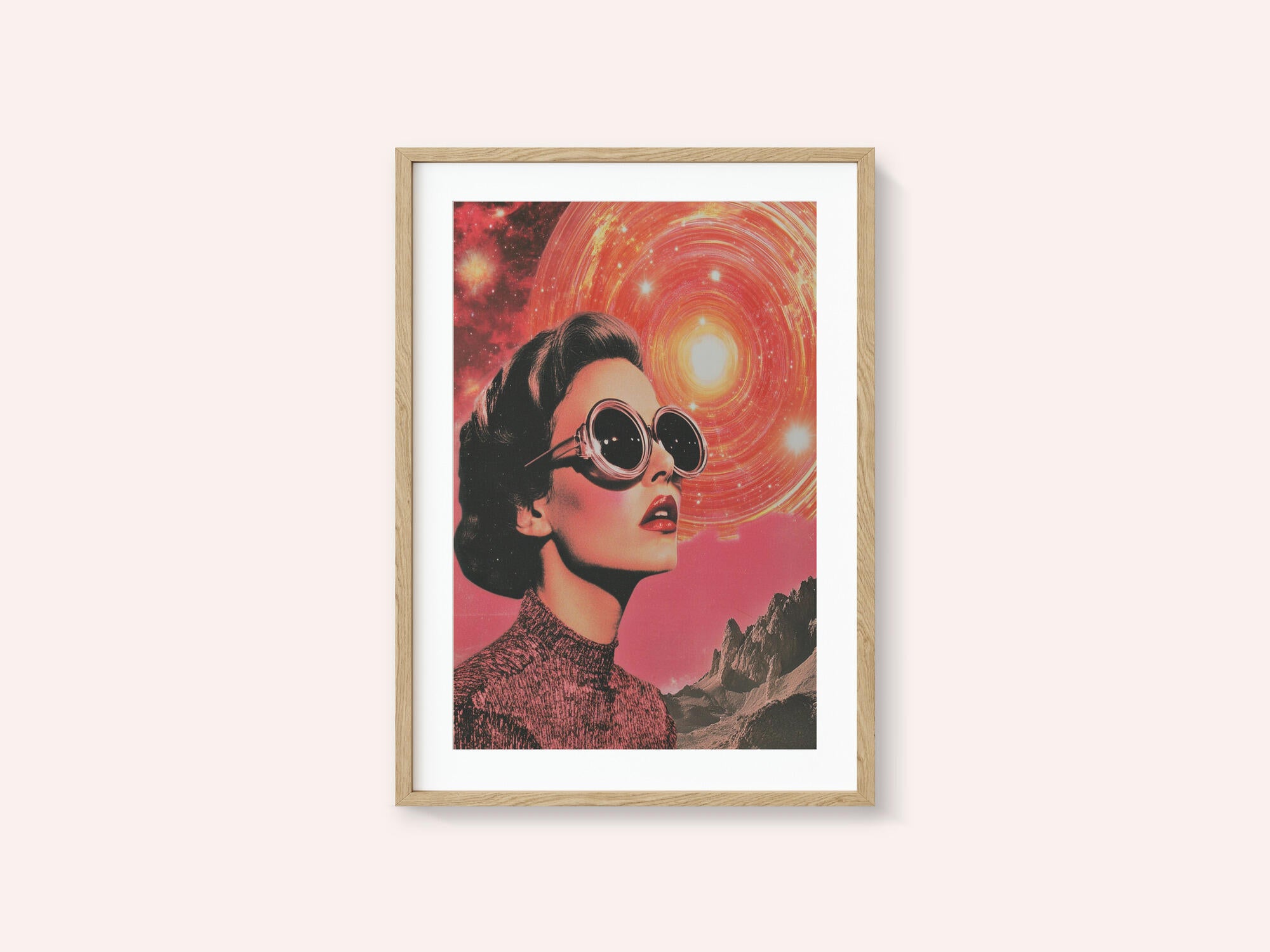 Space Vision Vintage Collage