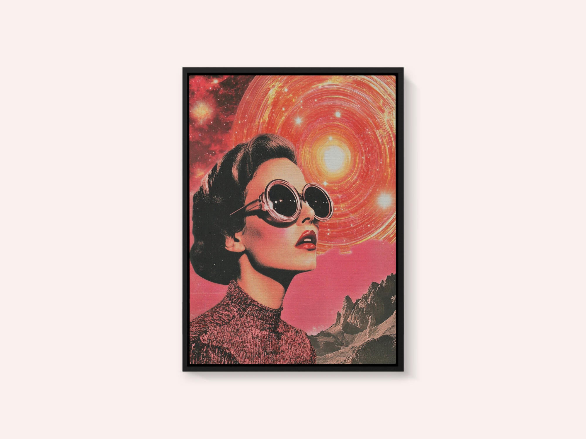 Space Vision Vintage Collage