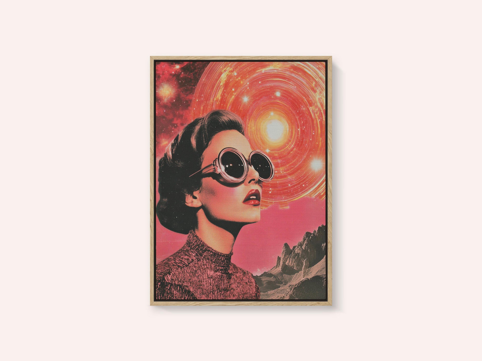 Space Vision Vintage Collage