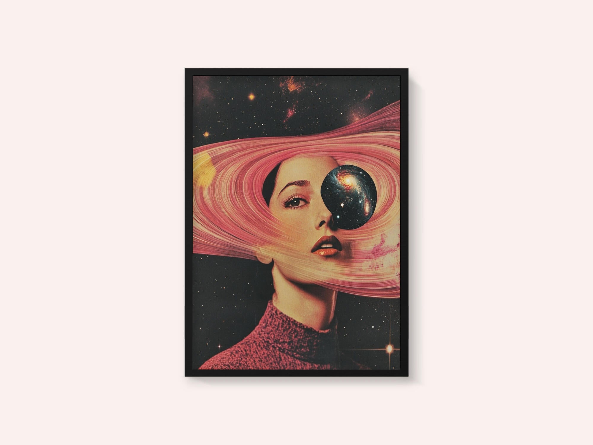 Portraiture with Cosmic Elements