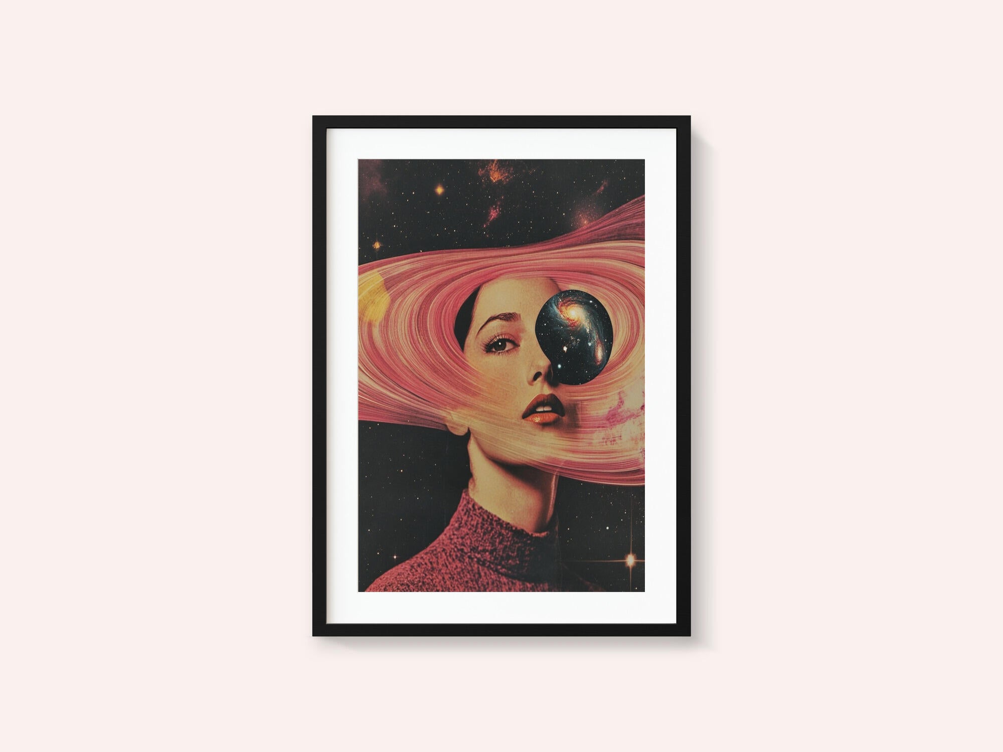 Portraiture with Cosmic Elements