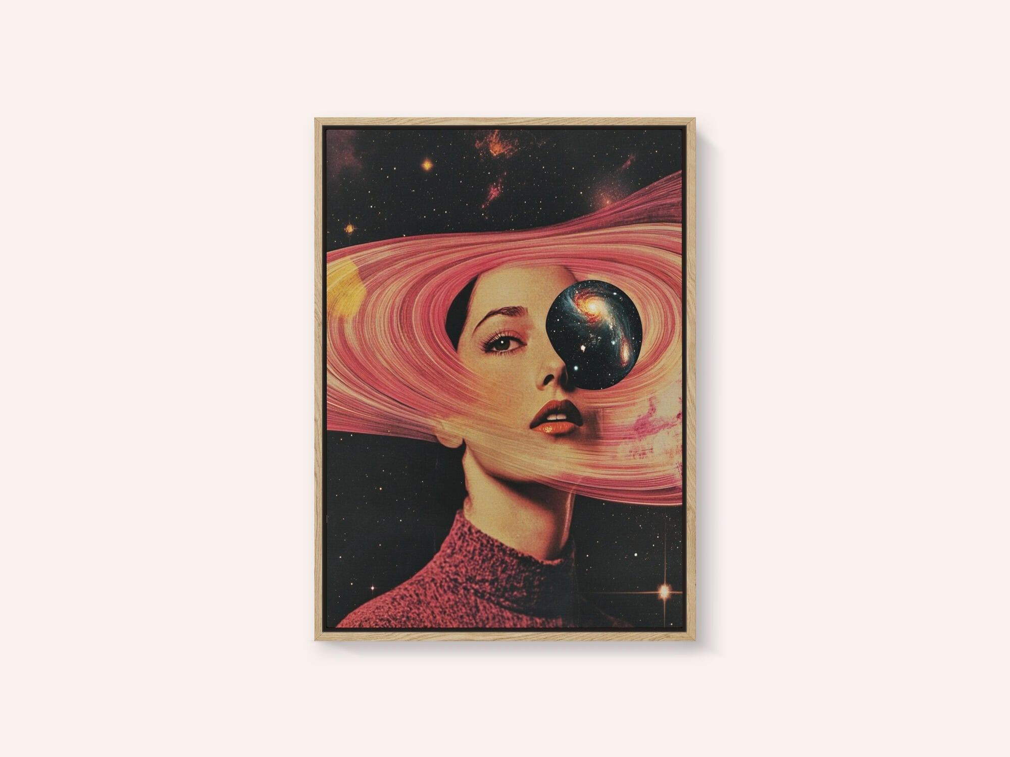 Portraiture with Cosmic Elements
