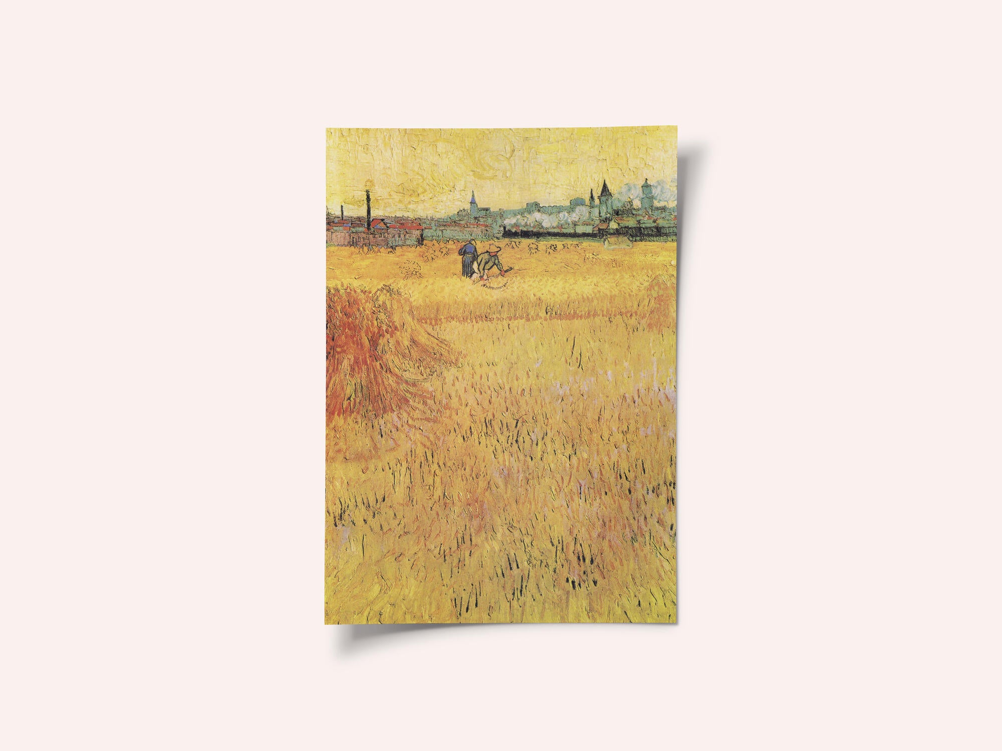 Wheat Field With View of Arles (1888)