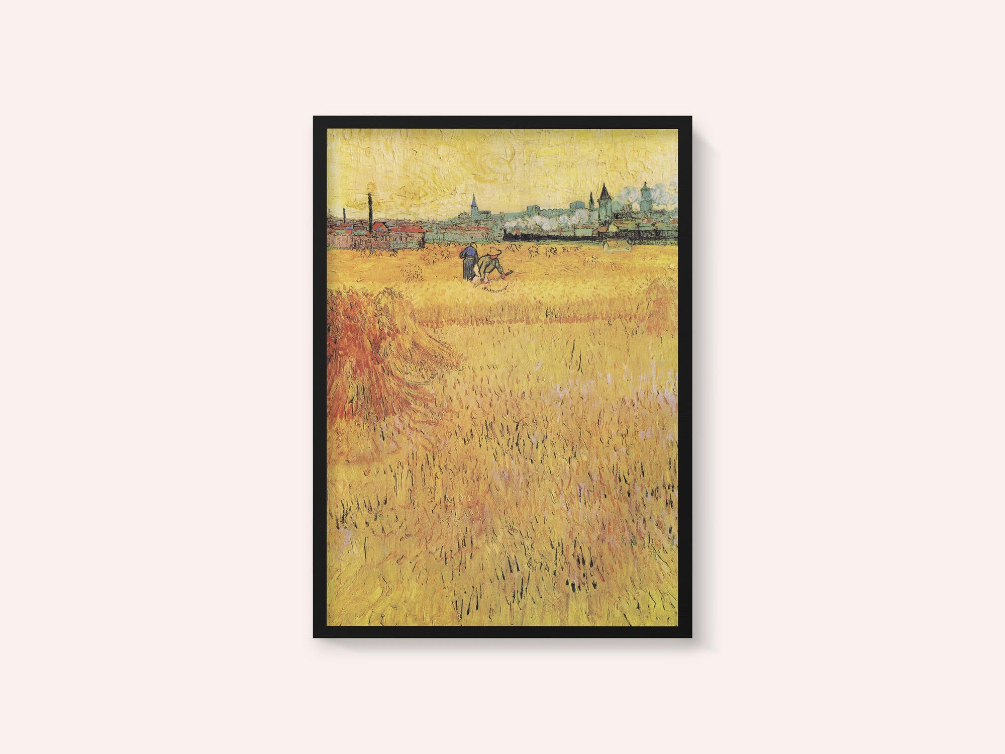 Wheat Field With View of Arles (1888)