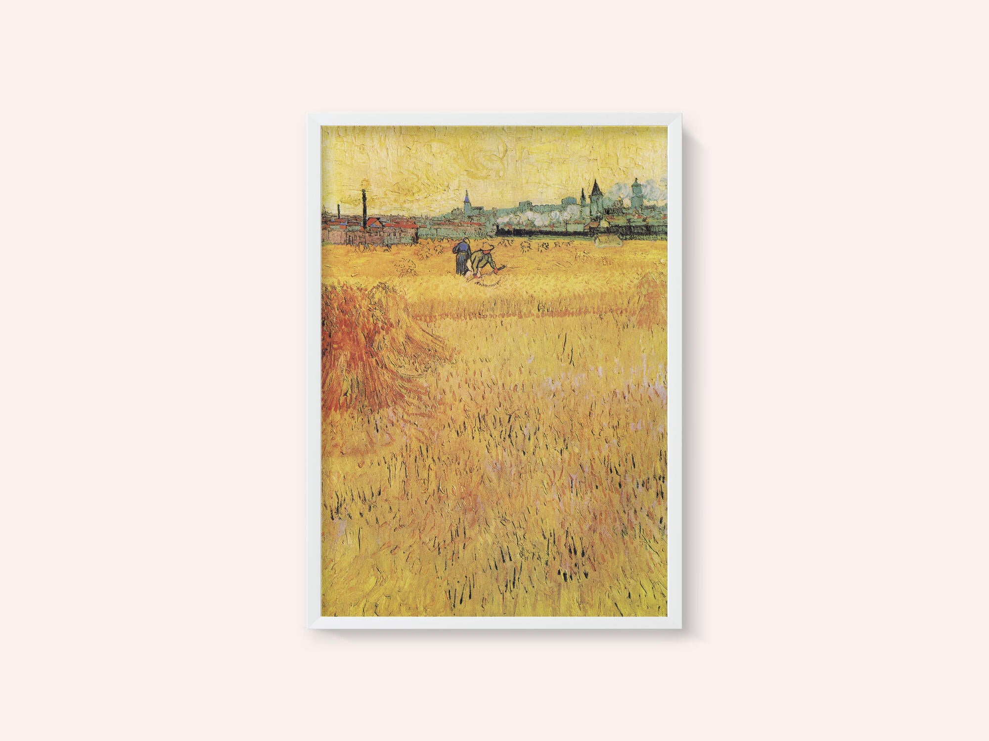 Wheat Field With View of Arles (1888)
