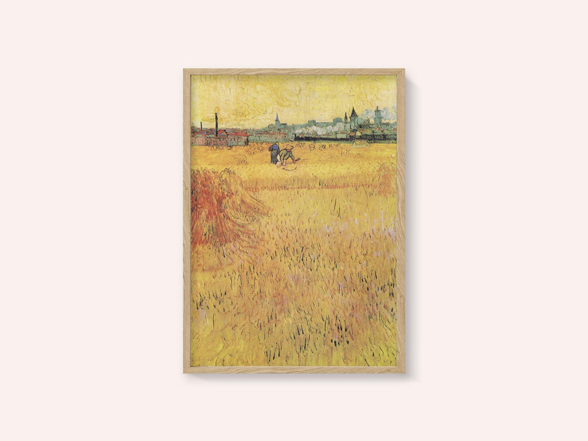 Wheat Field With View of Arles (1888)