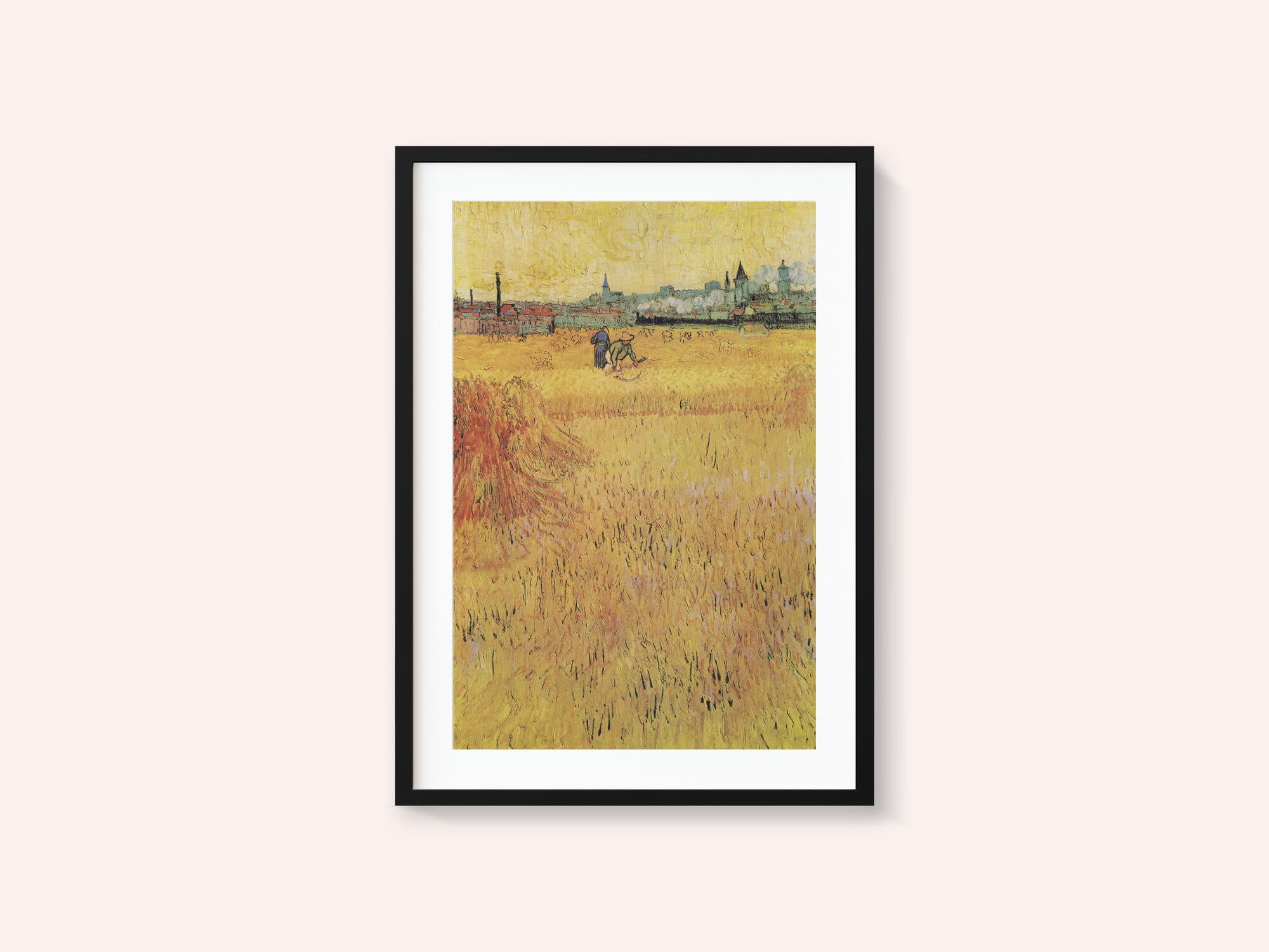 Wheat Field With View of Arles (1888)