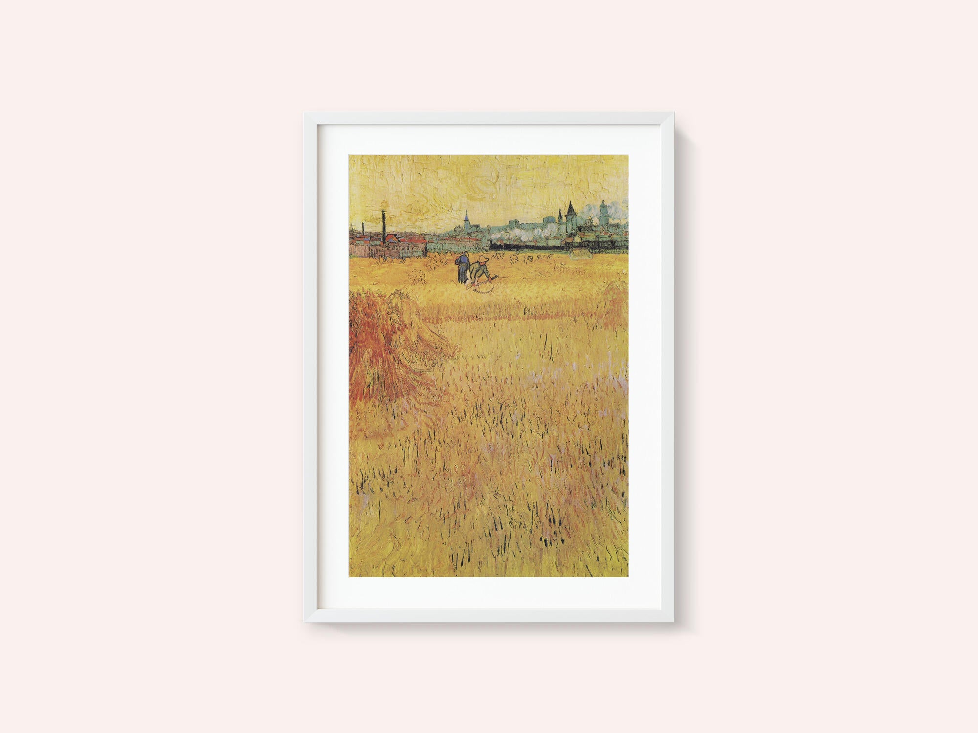Wheat Field With View of Arles (1888)