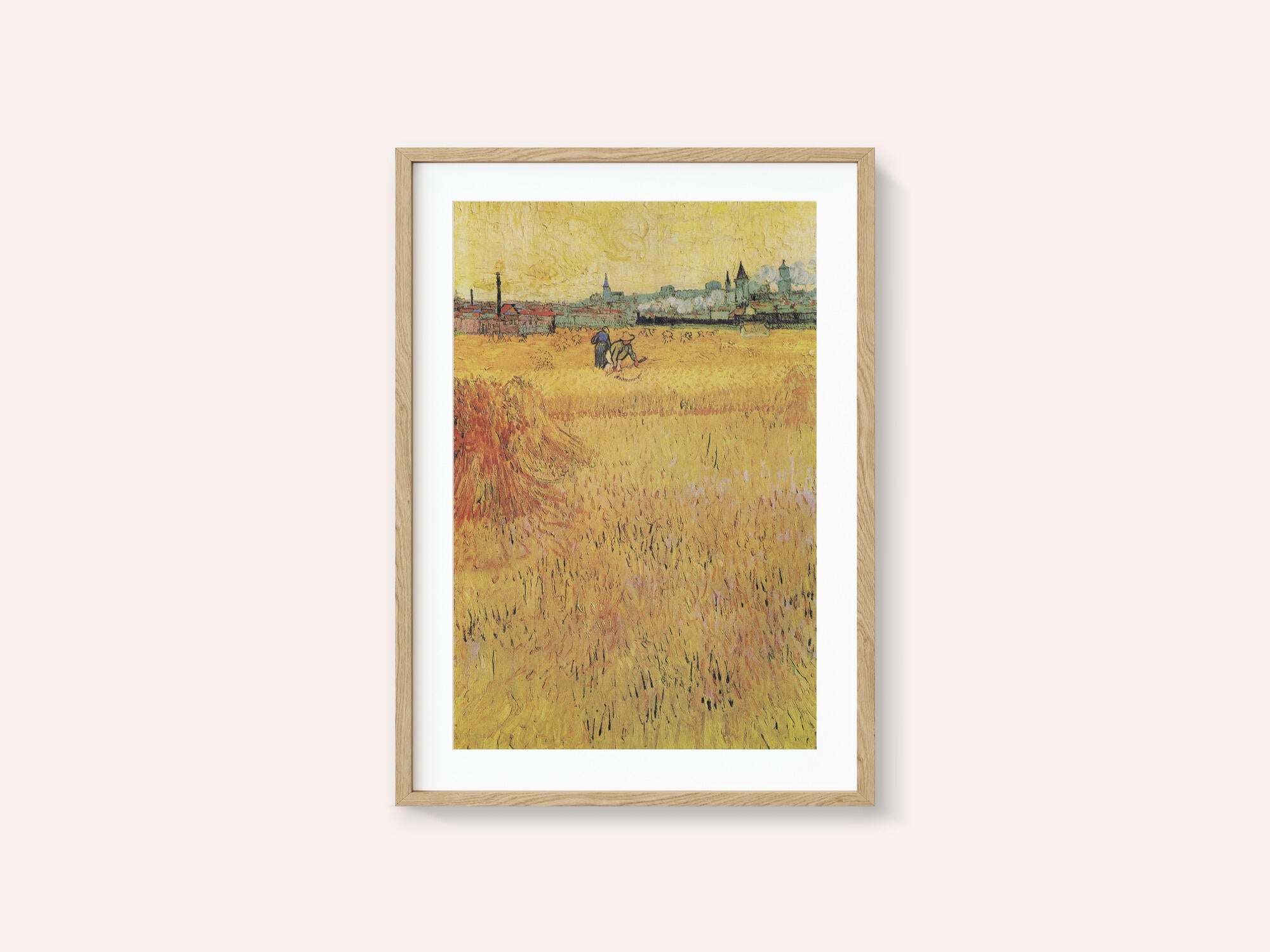 Wheat Field With View of Arles (1888)
