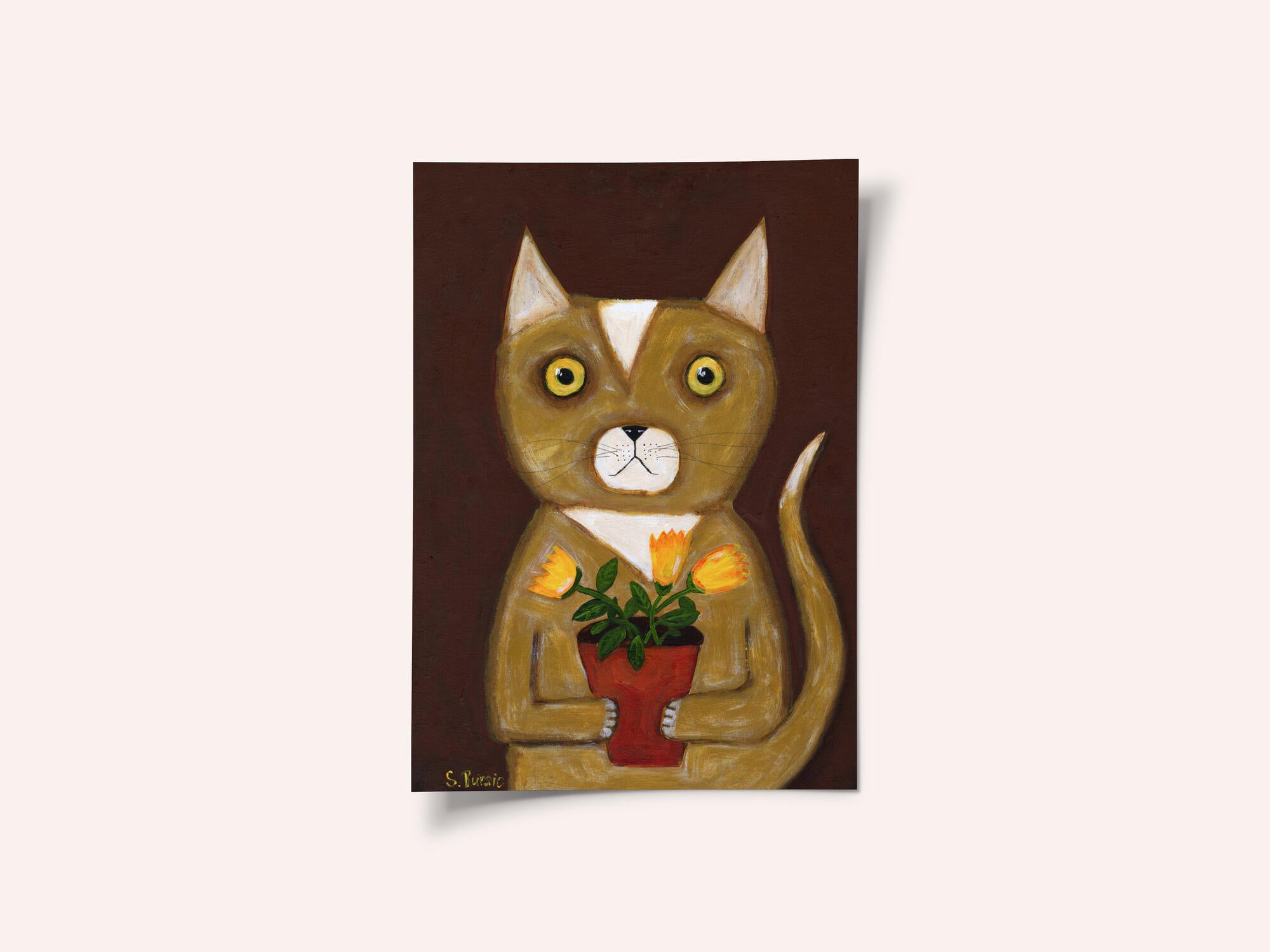 Pot Plant Cat