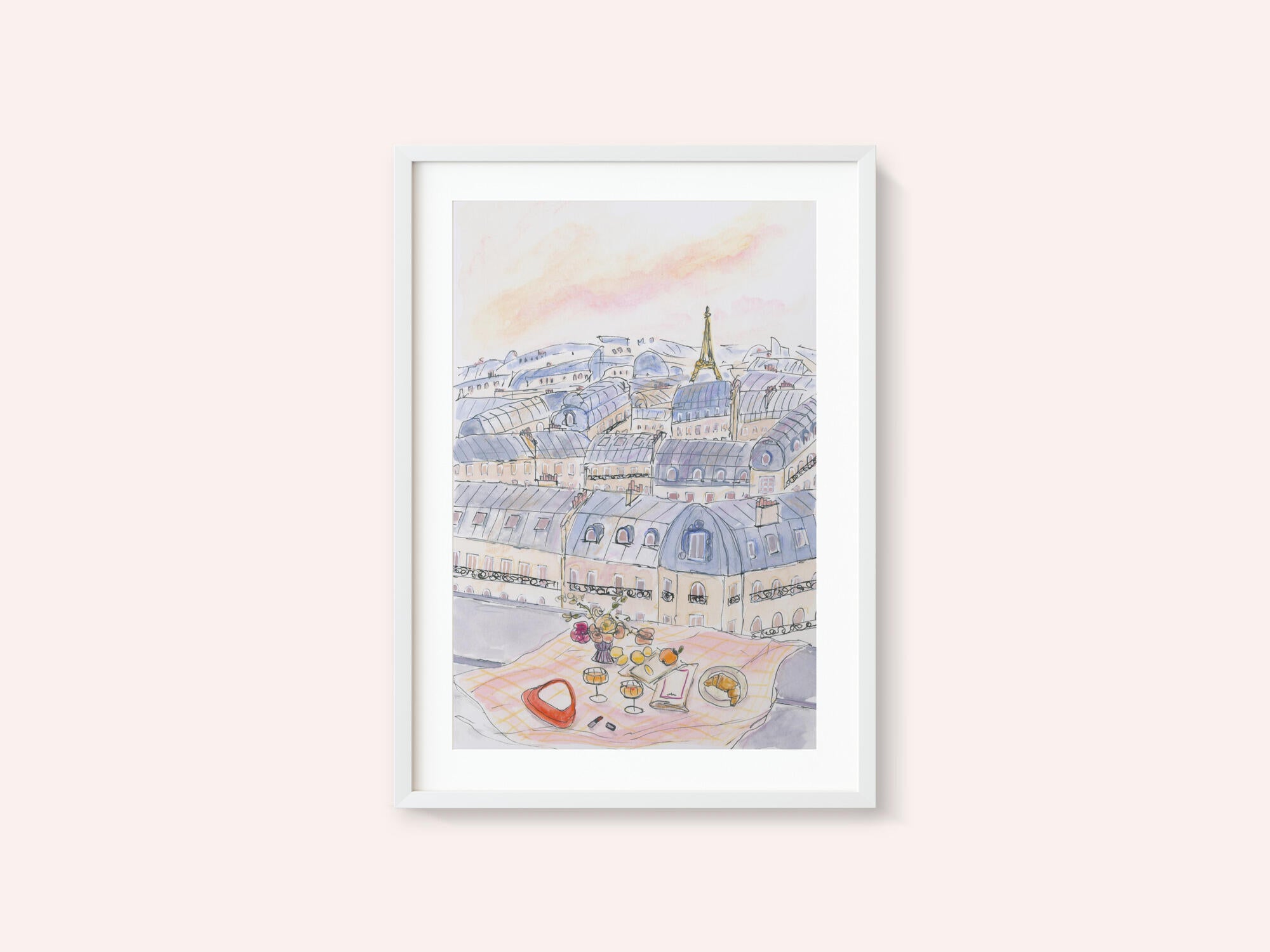 Parisian Rooftop Picnic With Eiffel Tower Views