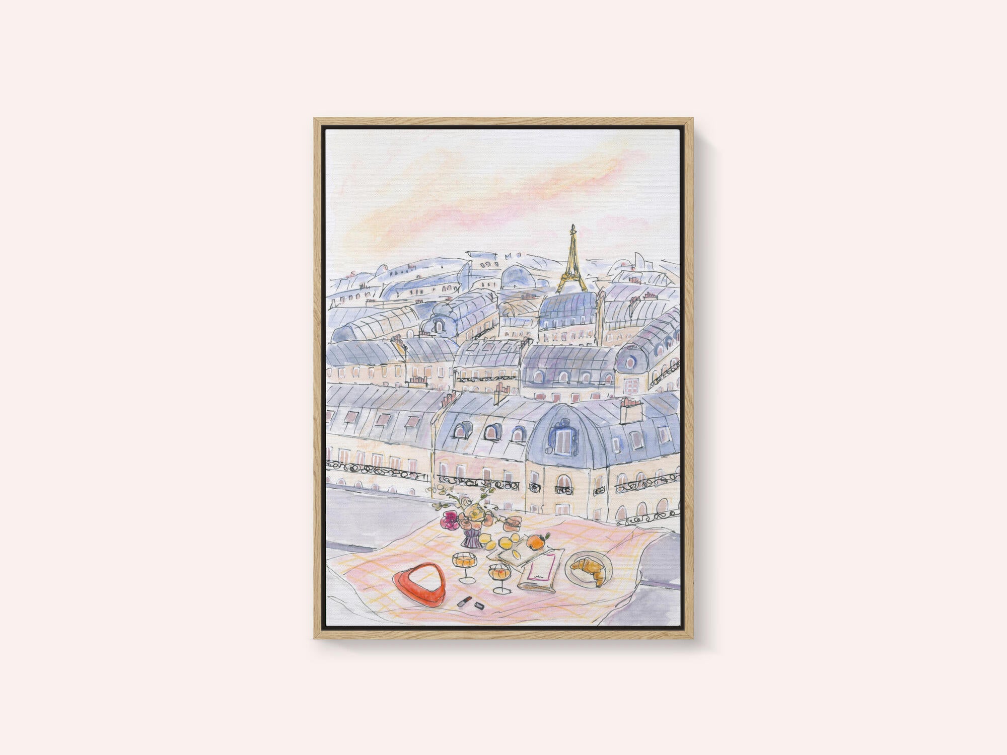 Parisian Rooftop Picnic With Eiffel Tower Views