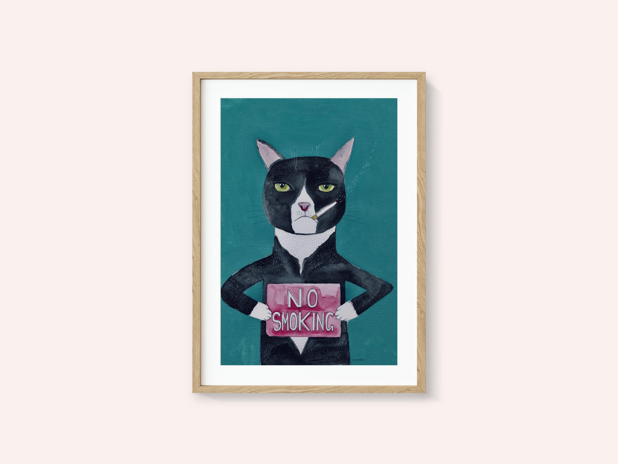 Smoking cat