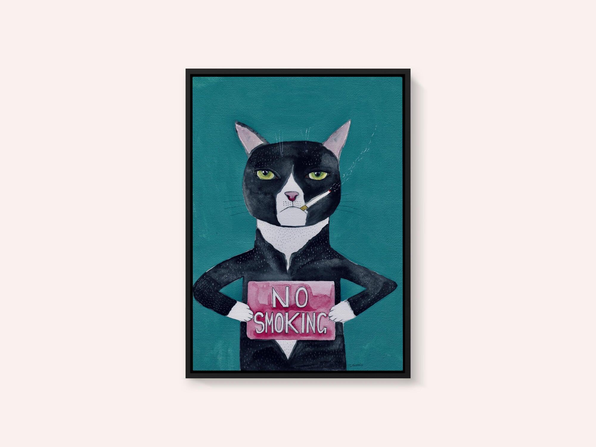 Smoking cat