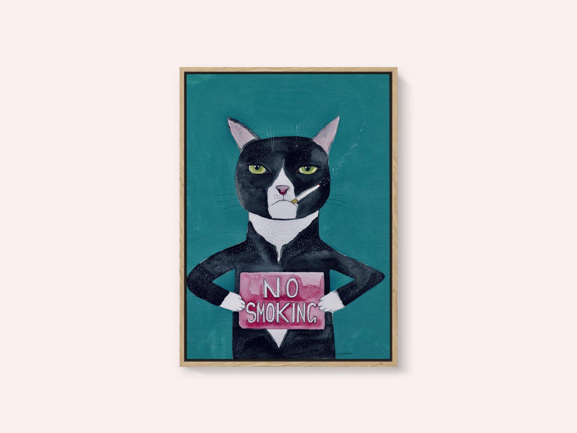 Smoking cat