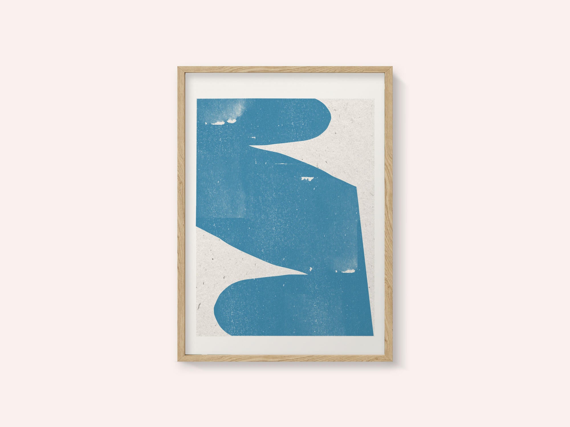 Blue Abstract Curve