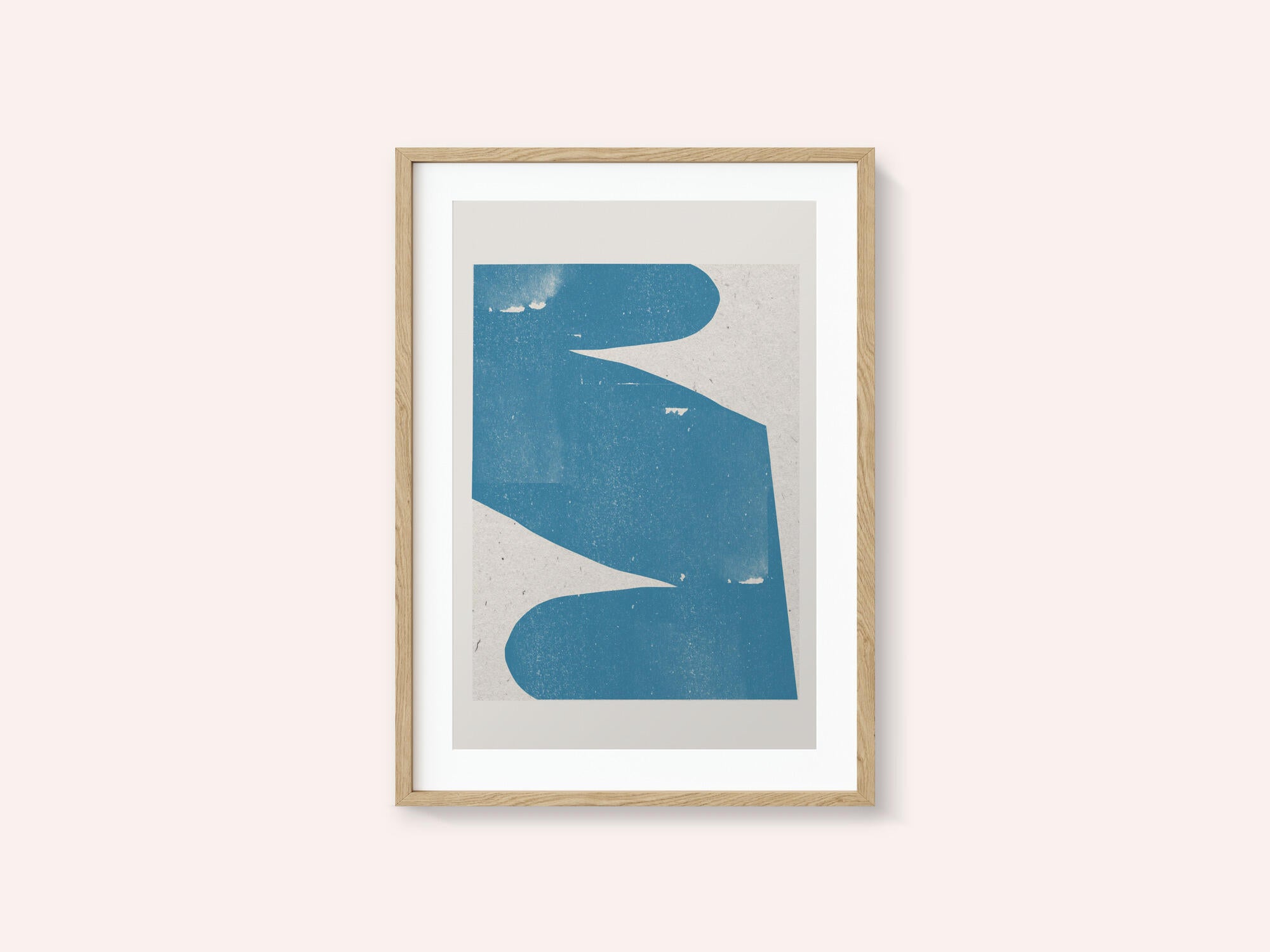 Blue Abstract Curve